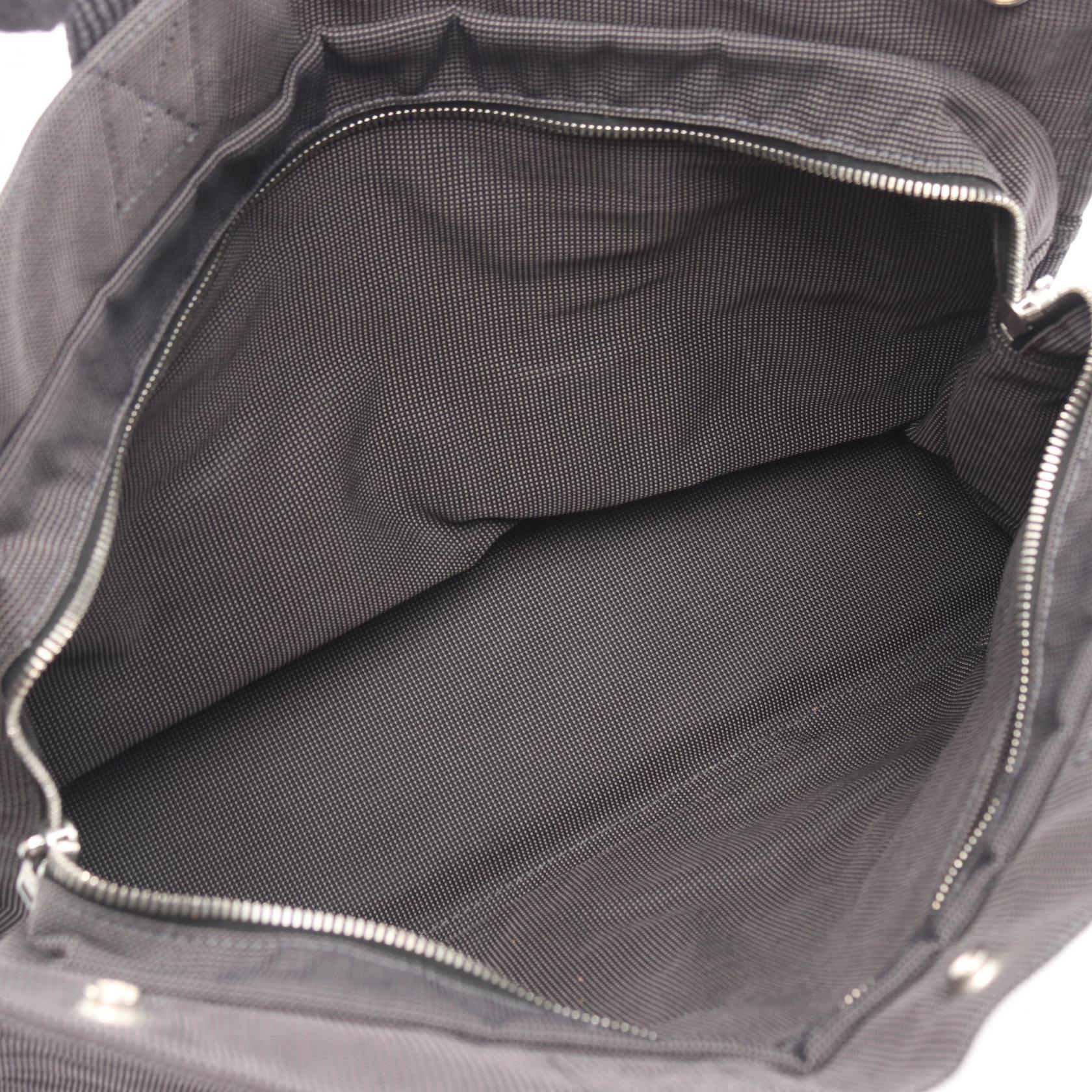 エルメス エールラインMM ナイロンキャンバス トートバッグ