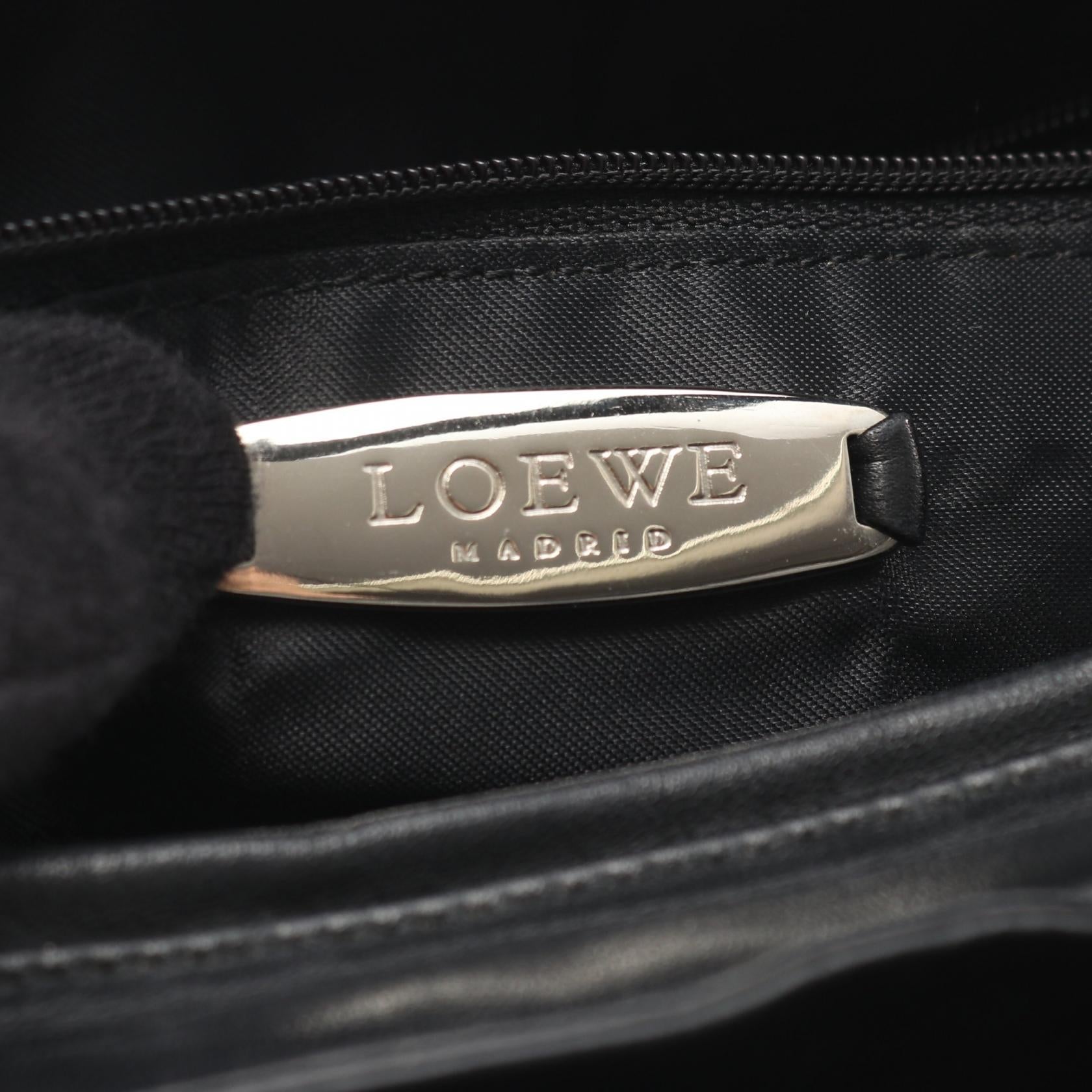 ロエベ アナグラム レザー2WAYハンドバッグ