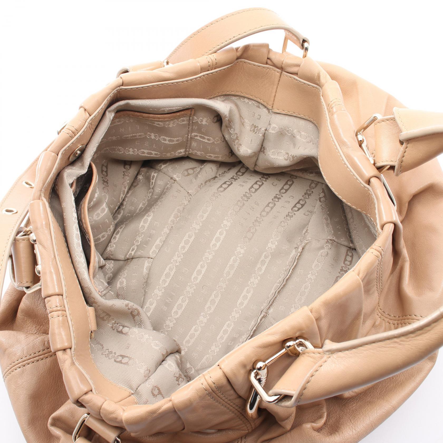 セリーヌ Pillow レザー2wayハンドバッグ