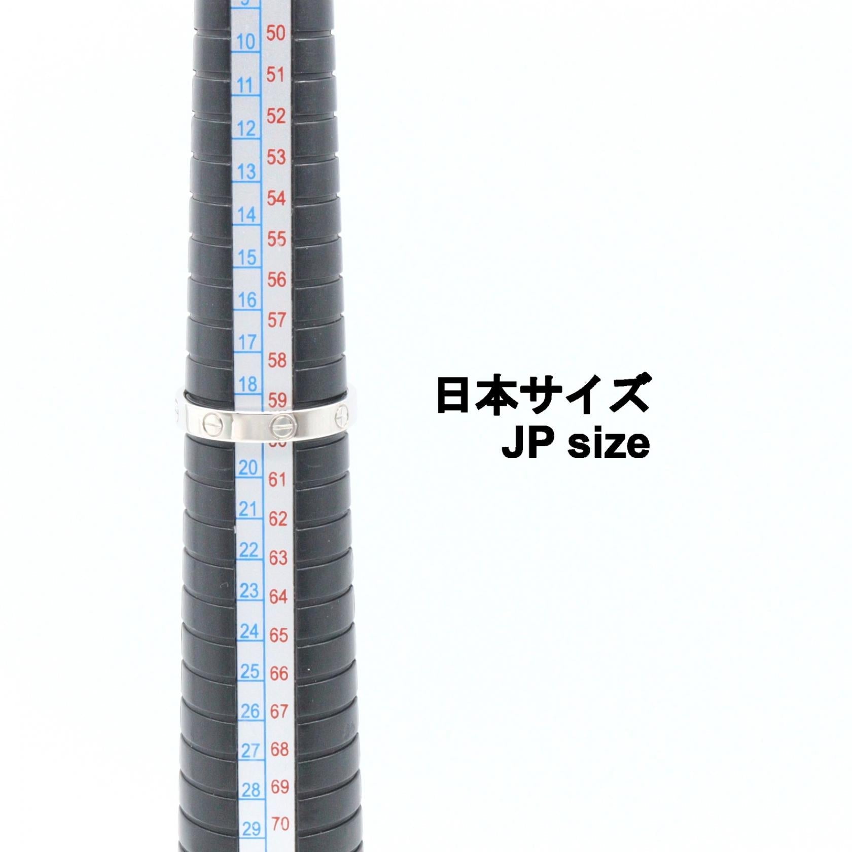 カルティエ ミニラブ Au750ホワイトゴールド リング 18.5号
