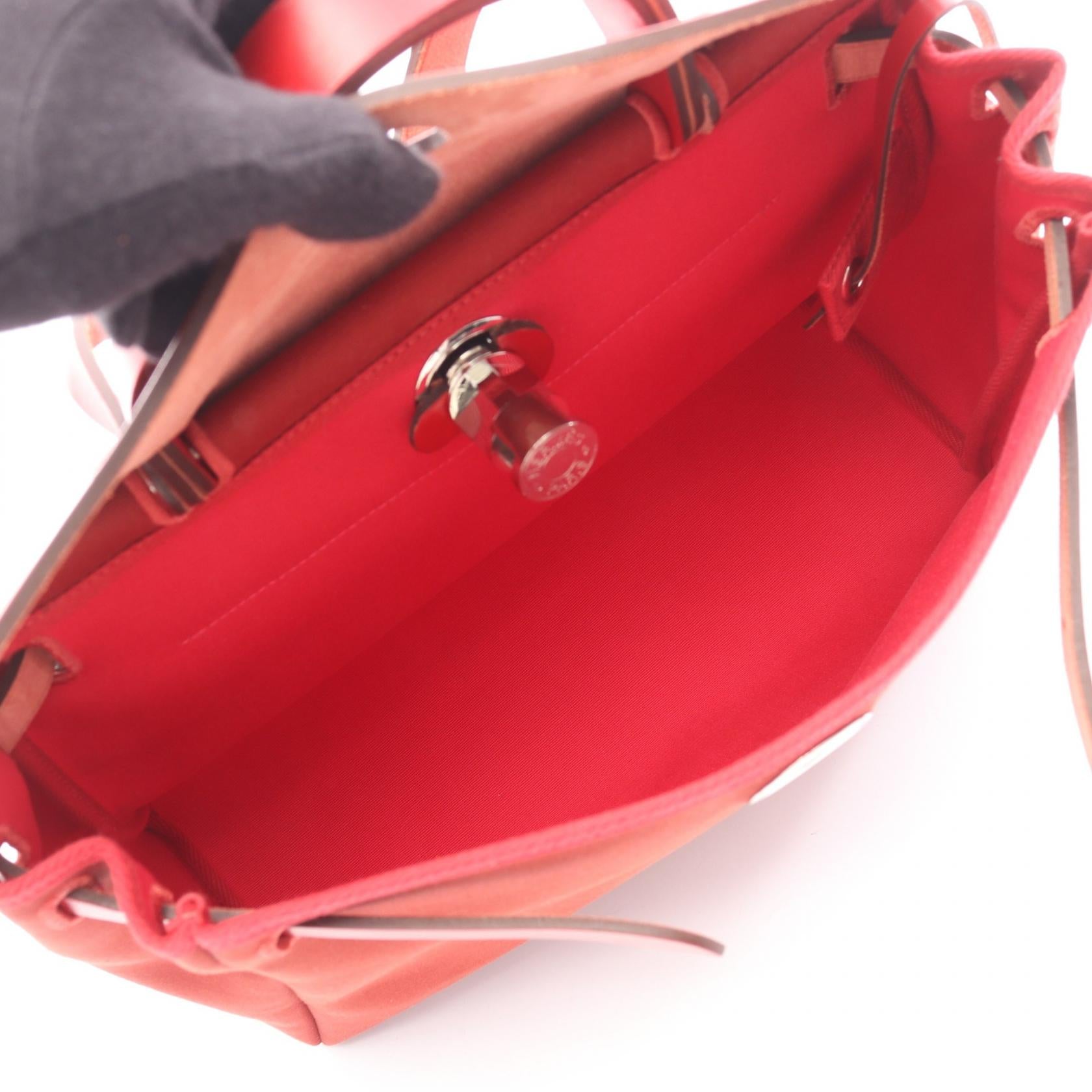 エルメス エールバッグジップPM トワルオフィシエ ヴァッシュハンター 2WAYバッグ