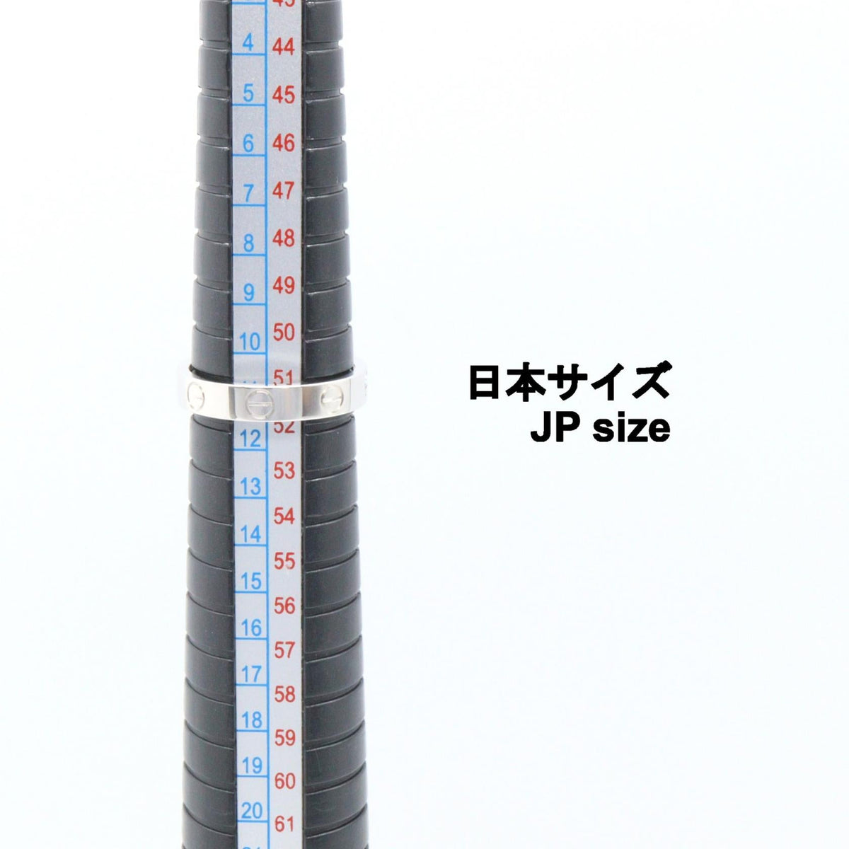 カルティエ ミニラブ K18ホワイトゴールド リング 11号