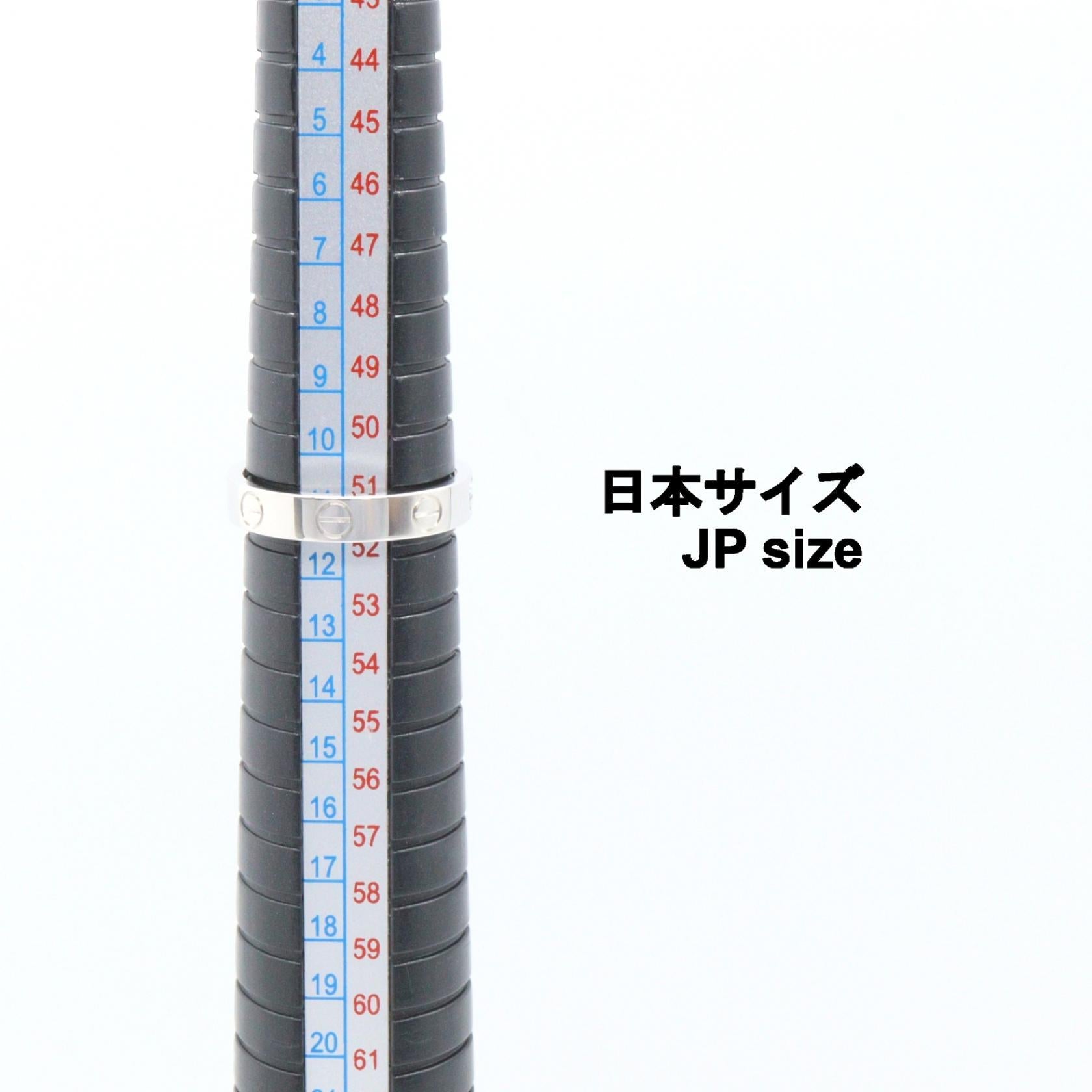 カルティエ ミニラブ K18ホワイトゴールド リング 11号