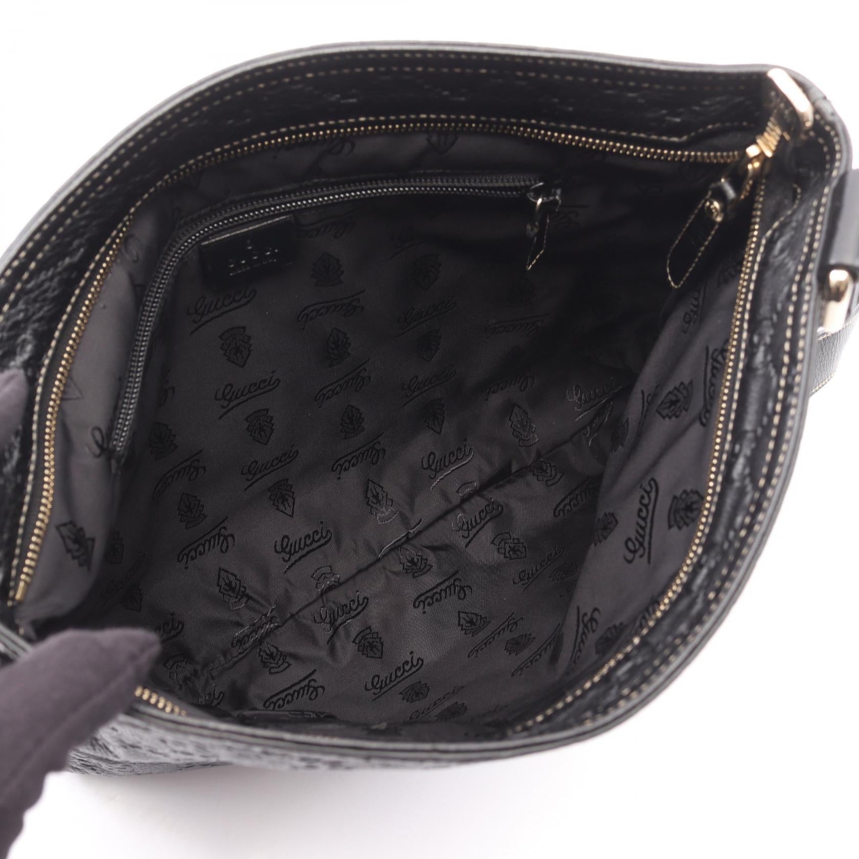 グッチ グッチシマ レザーショルダーバッグ