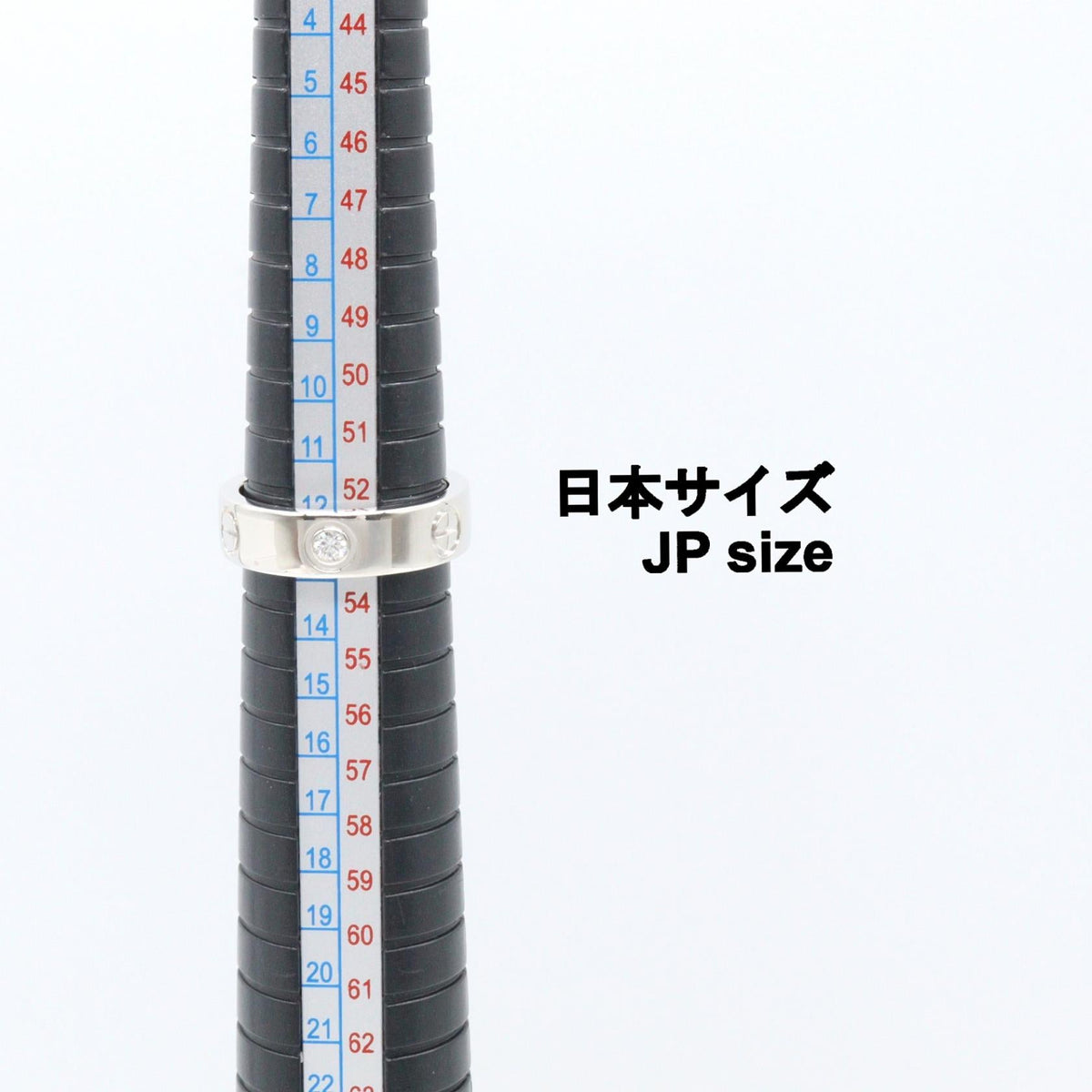 カルティエ ラブ K18WG ダイヤモンド リング 53号