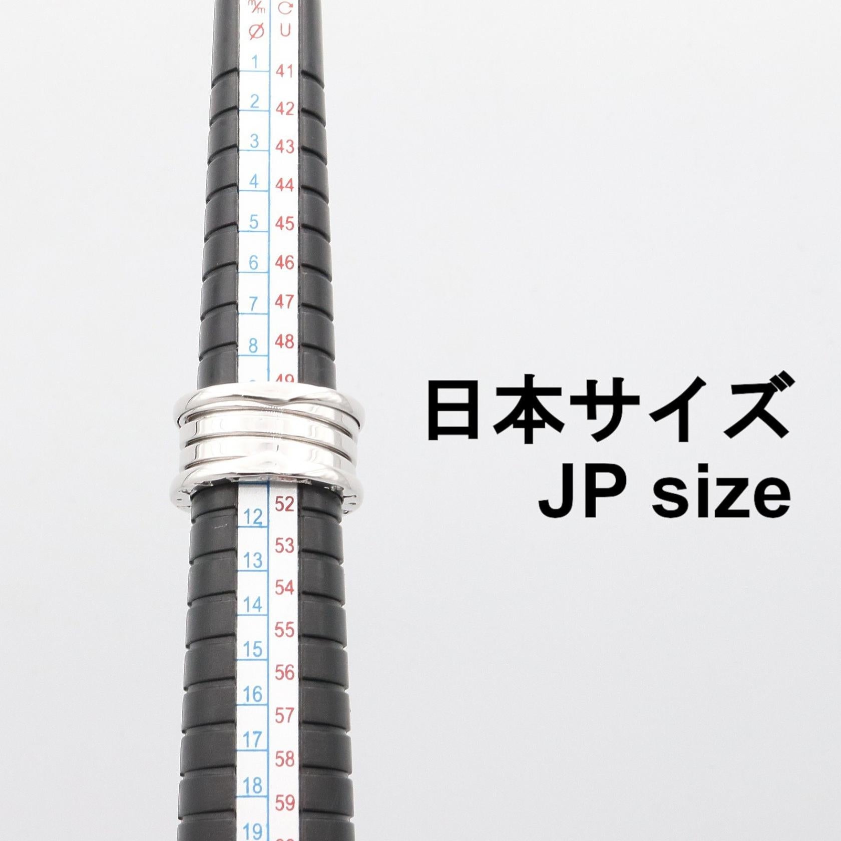 ブルガリ ビーゼロワン K18ホワイトゴールド リング 10.5号