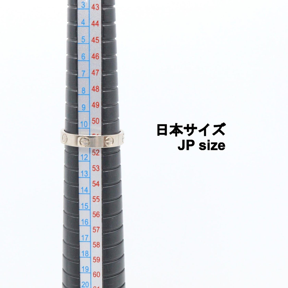 カルティエ ミニラブ Au750ホワイトゴールド リング 11号