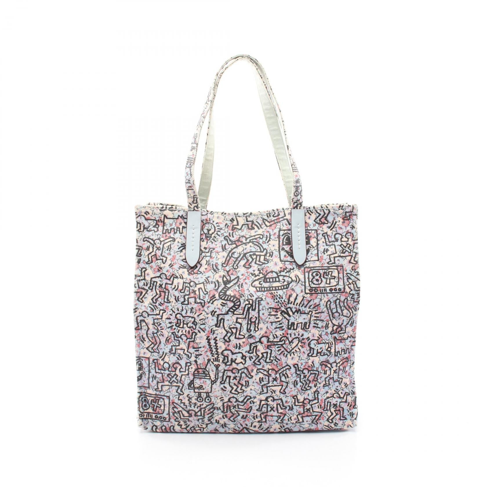コーチ COACH × KEITH HARING キャンバス レザー トートバッグ