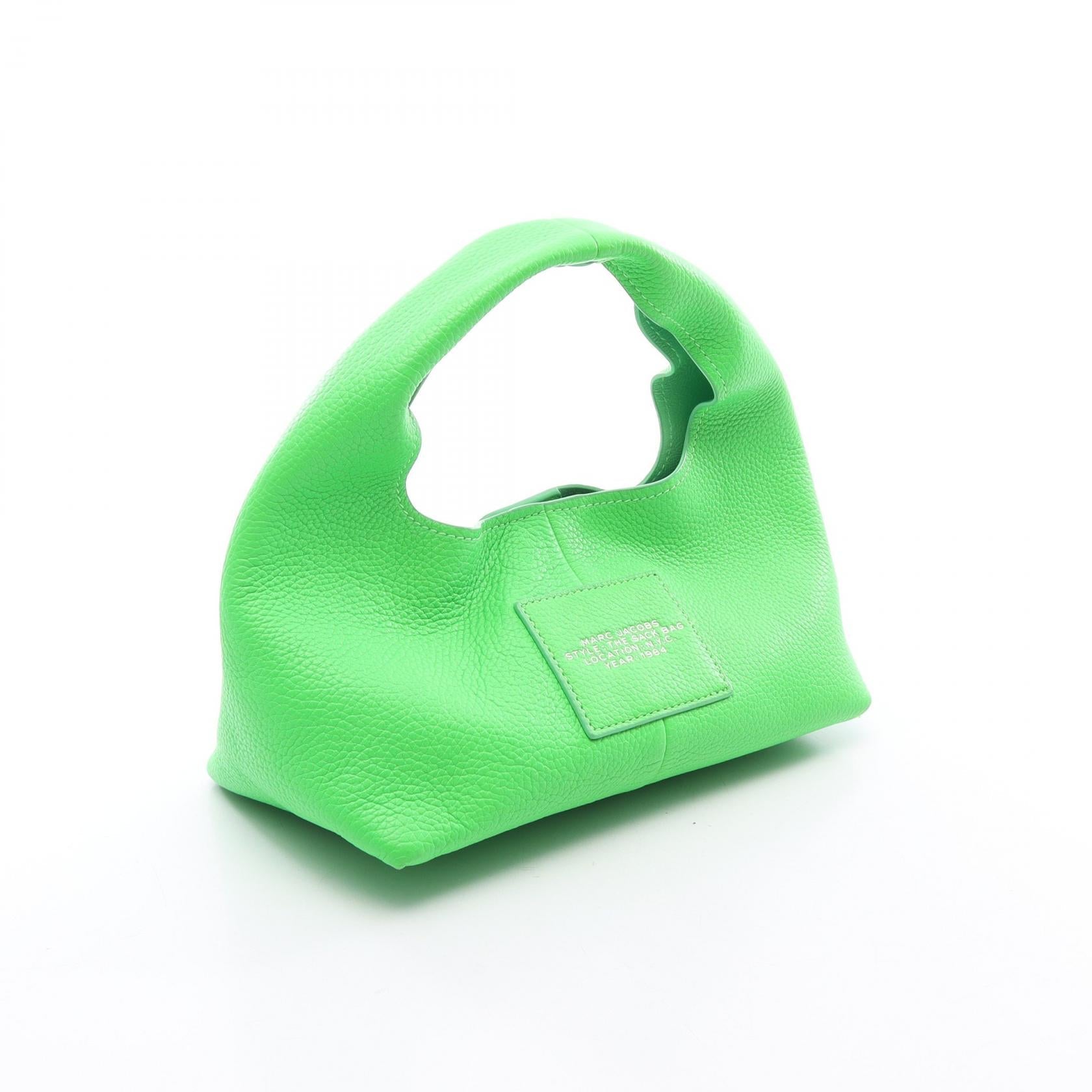 マークジェイコブス THE LEATHER SACK BAG MINI レザーハンドバッグ