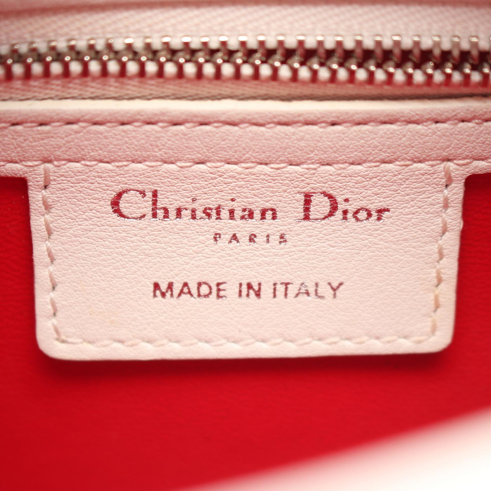 ディオール LADY DIOR レザー2wayハンドバッグ