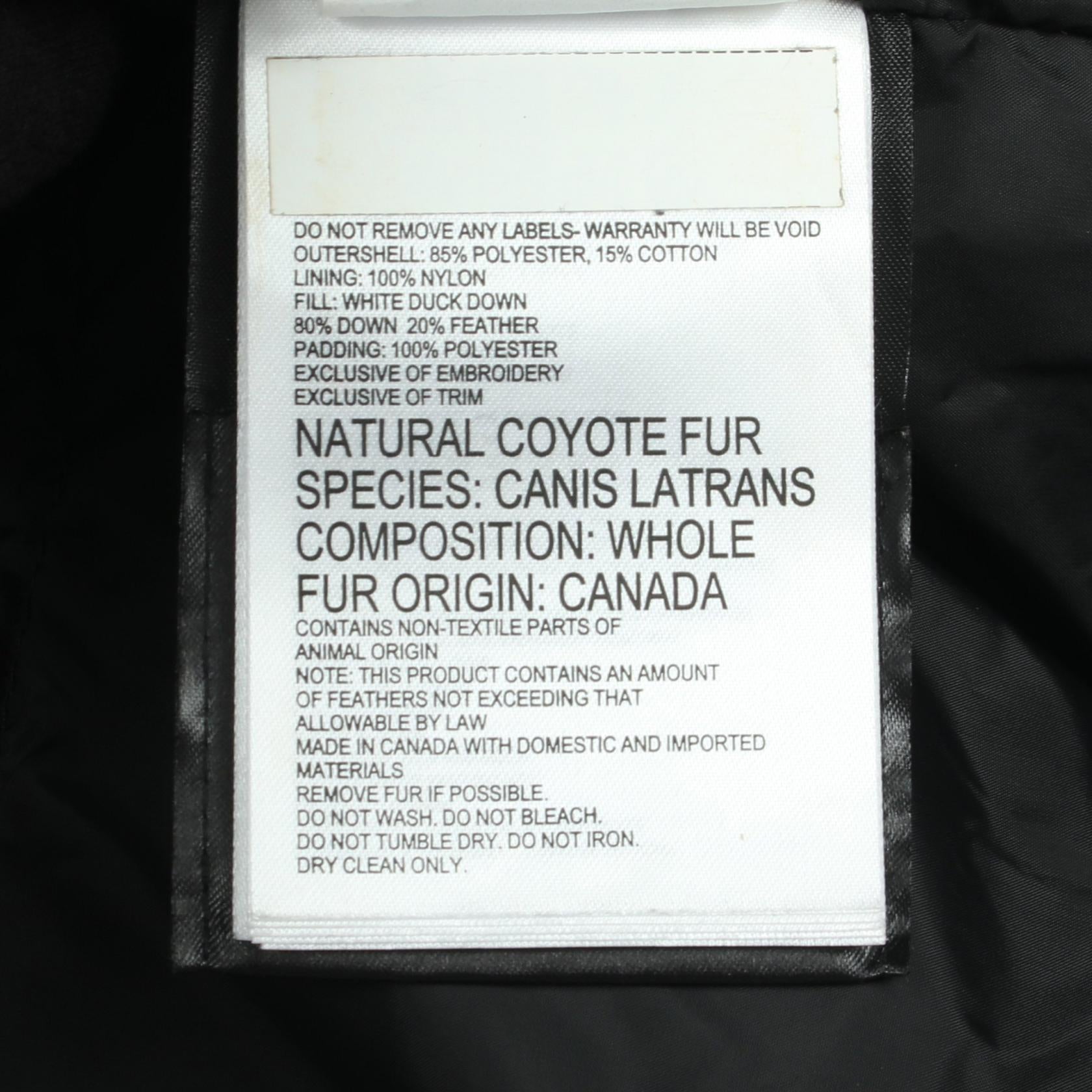 カナダグース JASPER PARKA ポリエステル ダウンジャケット