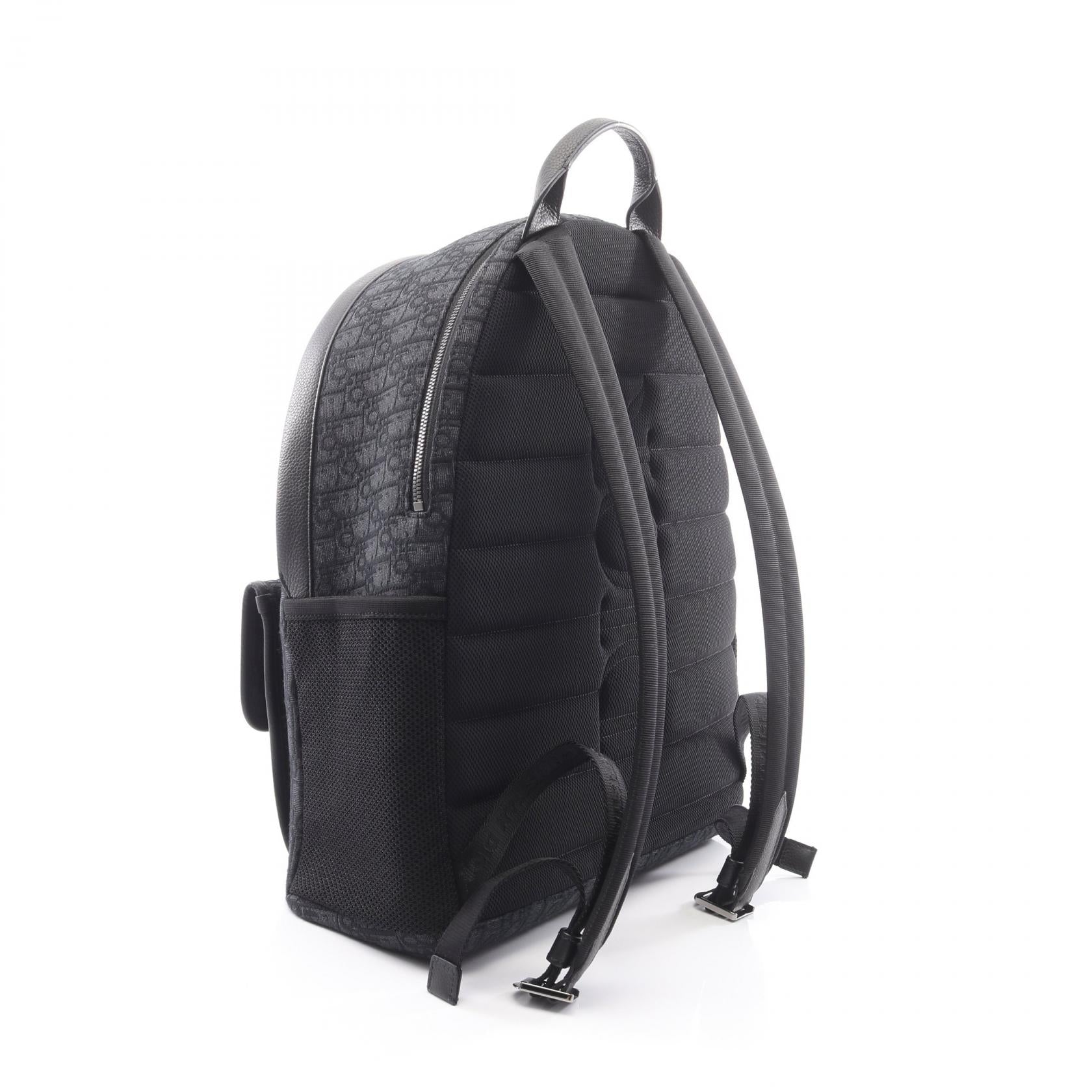ディオール DIOR 8 オブリーク キャンバス レザー バックパック