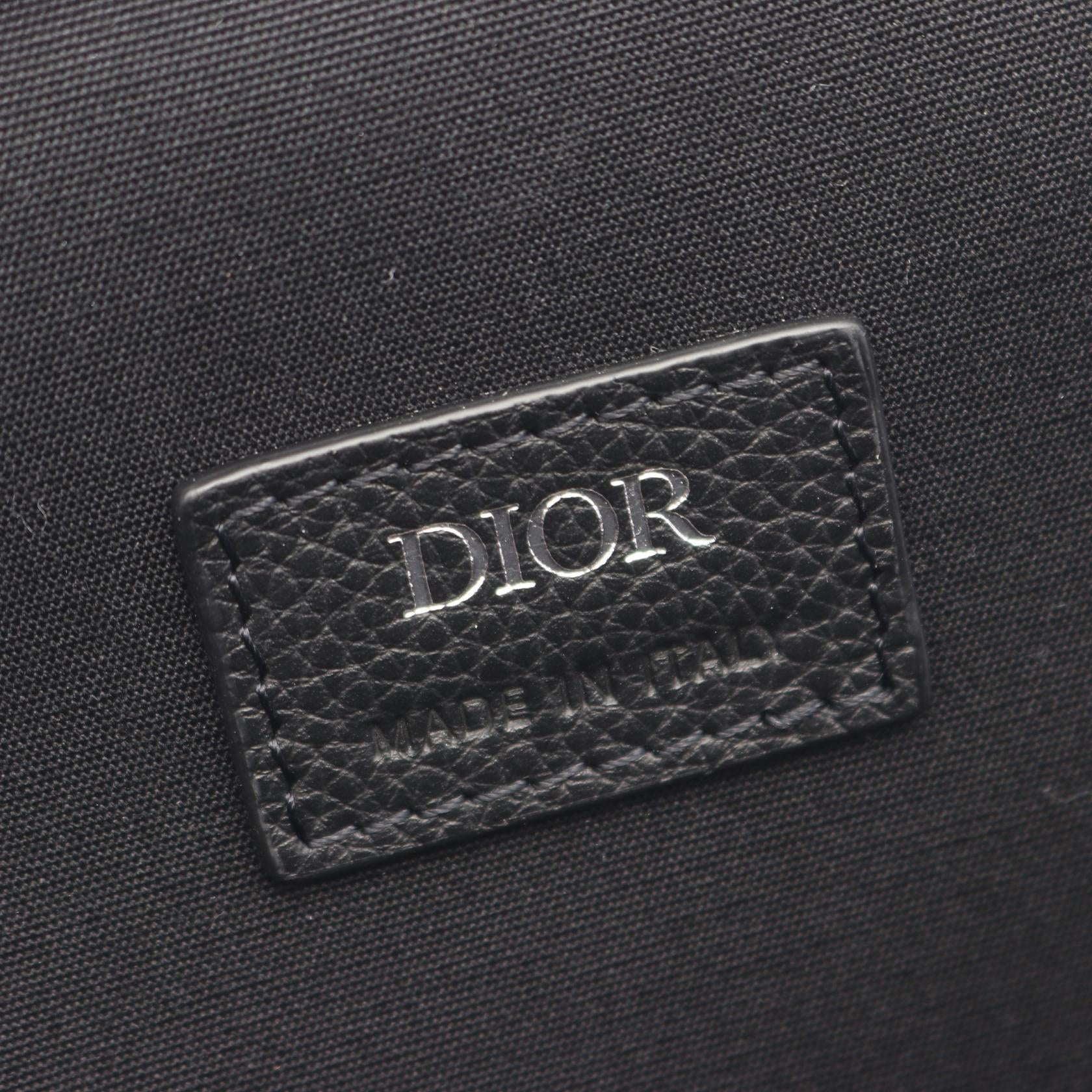 ディオール DIOR 8 オブリーク キャンバス レザー バックパック