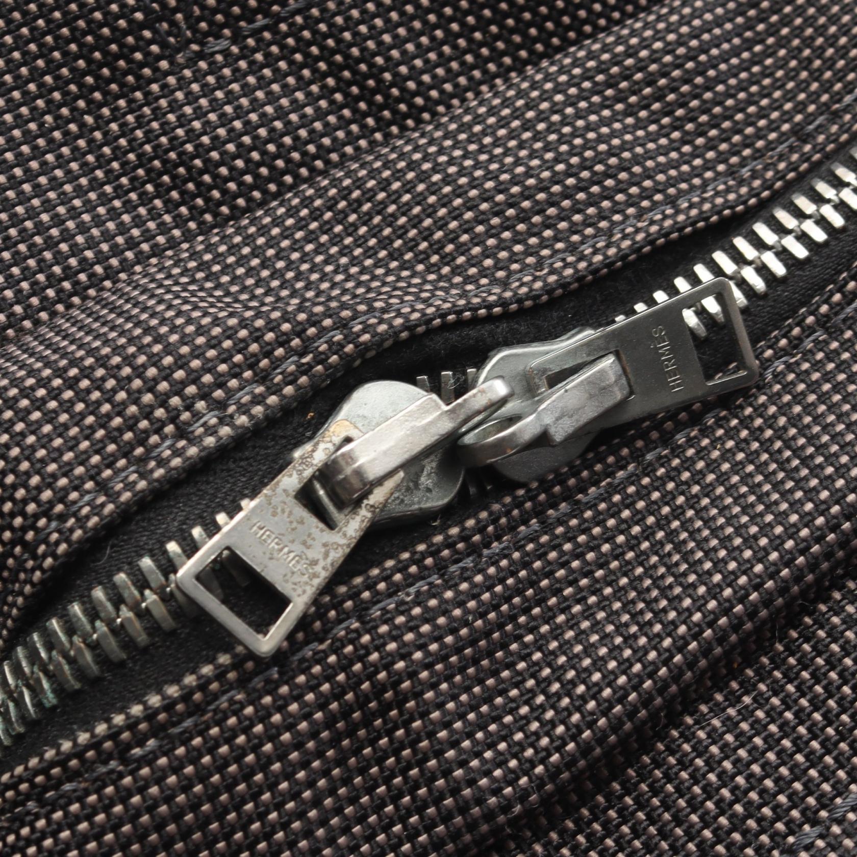 エルメス エールラインPM ナイロンキャンバストートバッグ