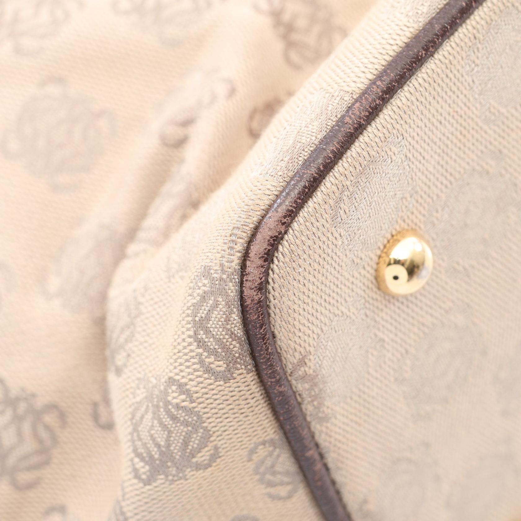 ロエベ アナグラム キャンバス レザー トートバッグ