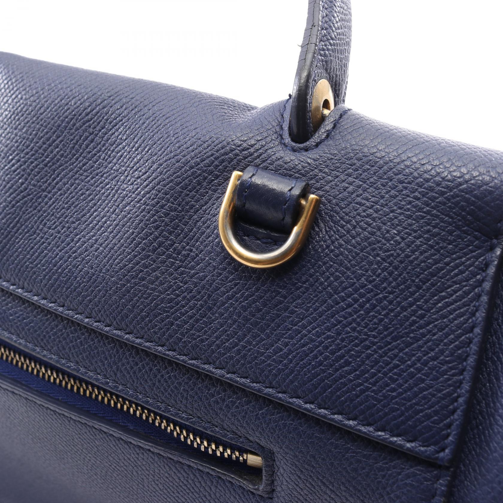セリーヌ BELT BAG MINI レザーハンドバッグ