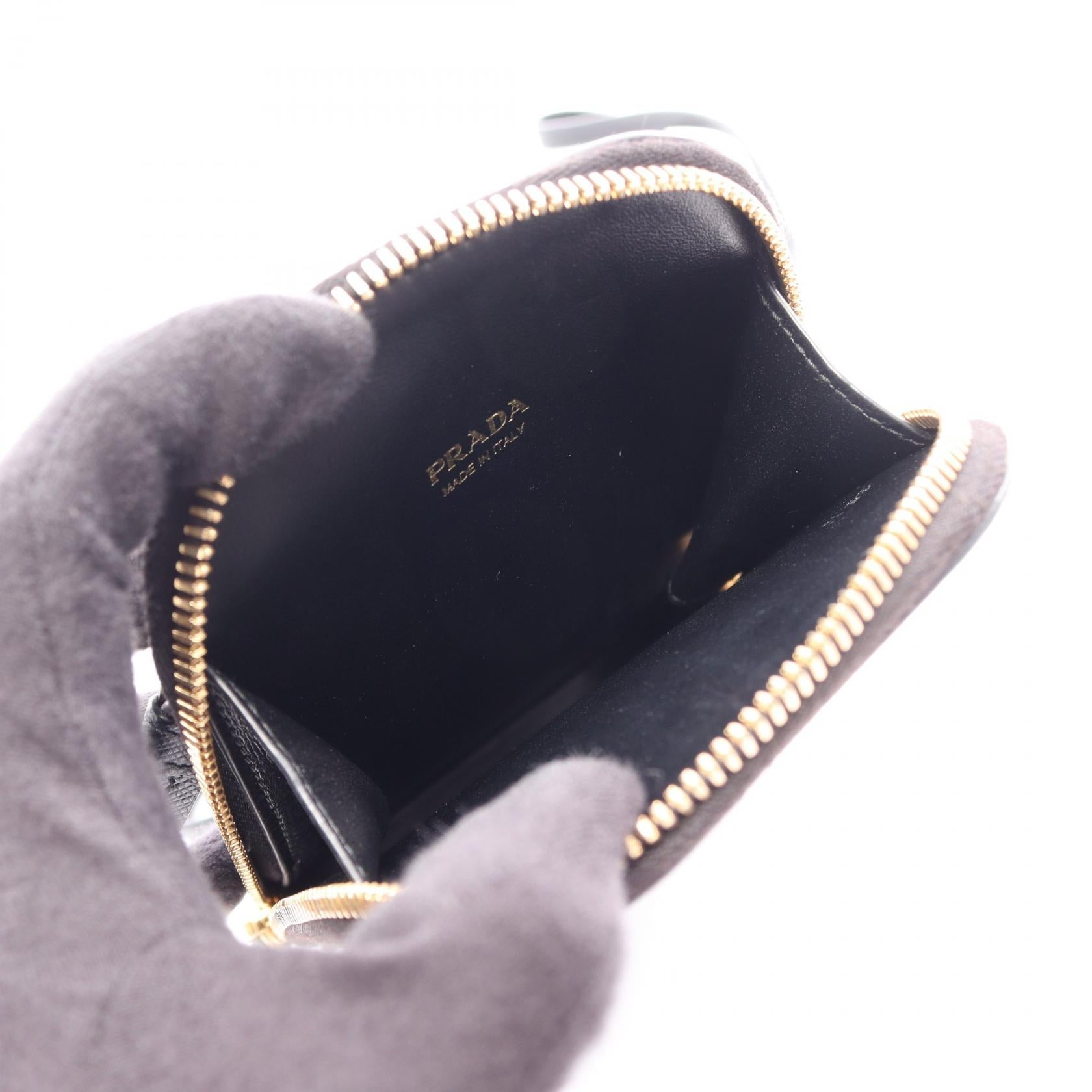 プラダ TESSUTO POCKET サフィアーノレザー ショルダーバッグ