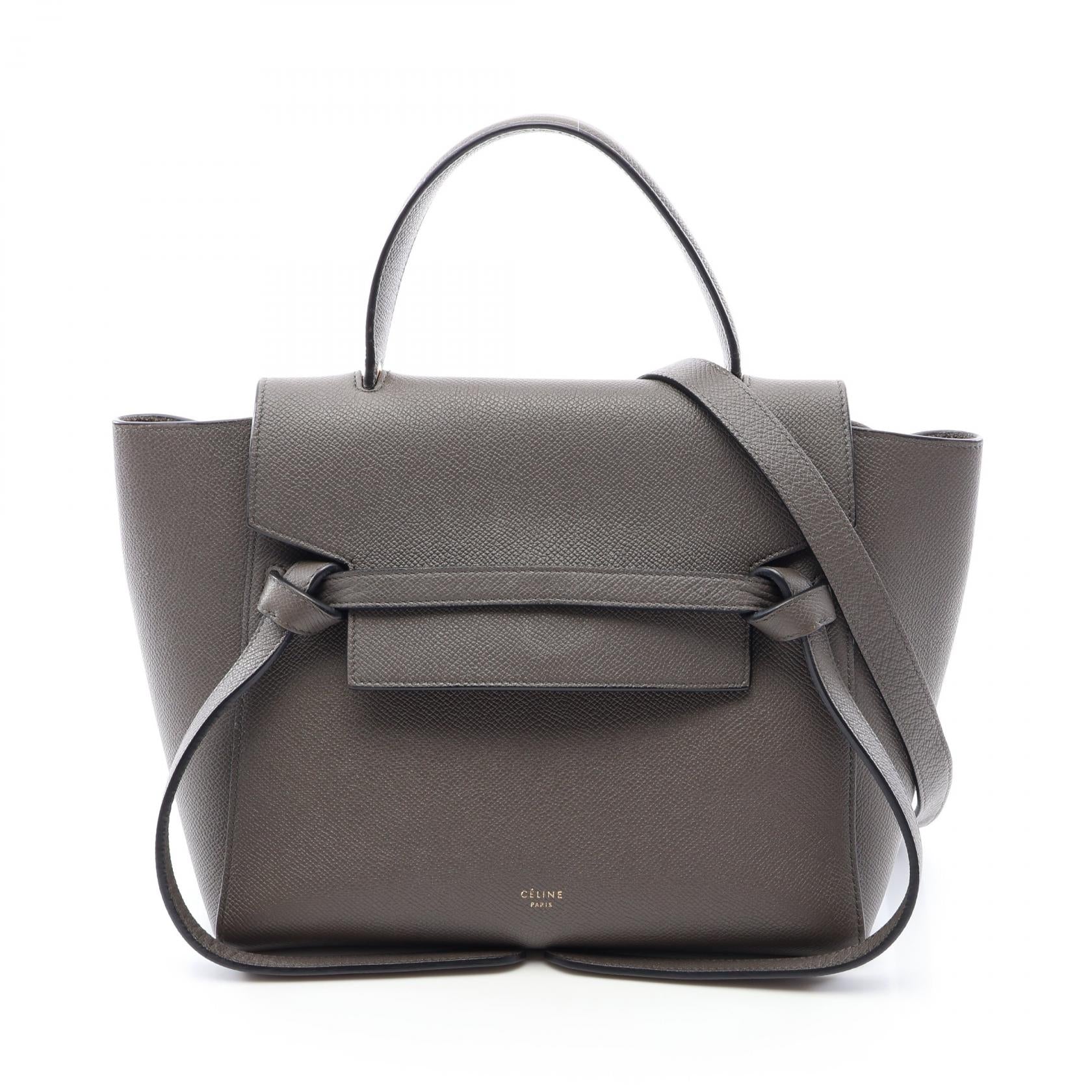 セリーヌ BELT BAG MICRO レザーハンドバッグ