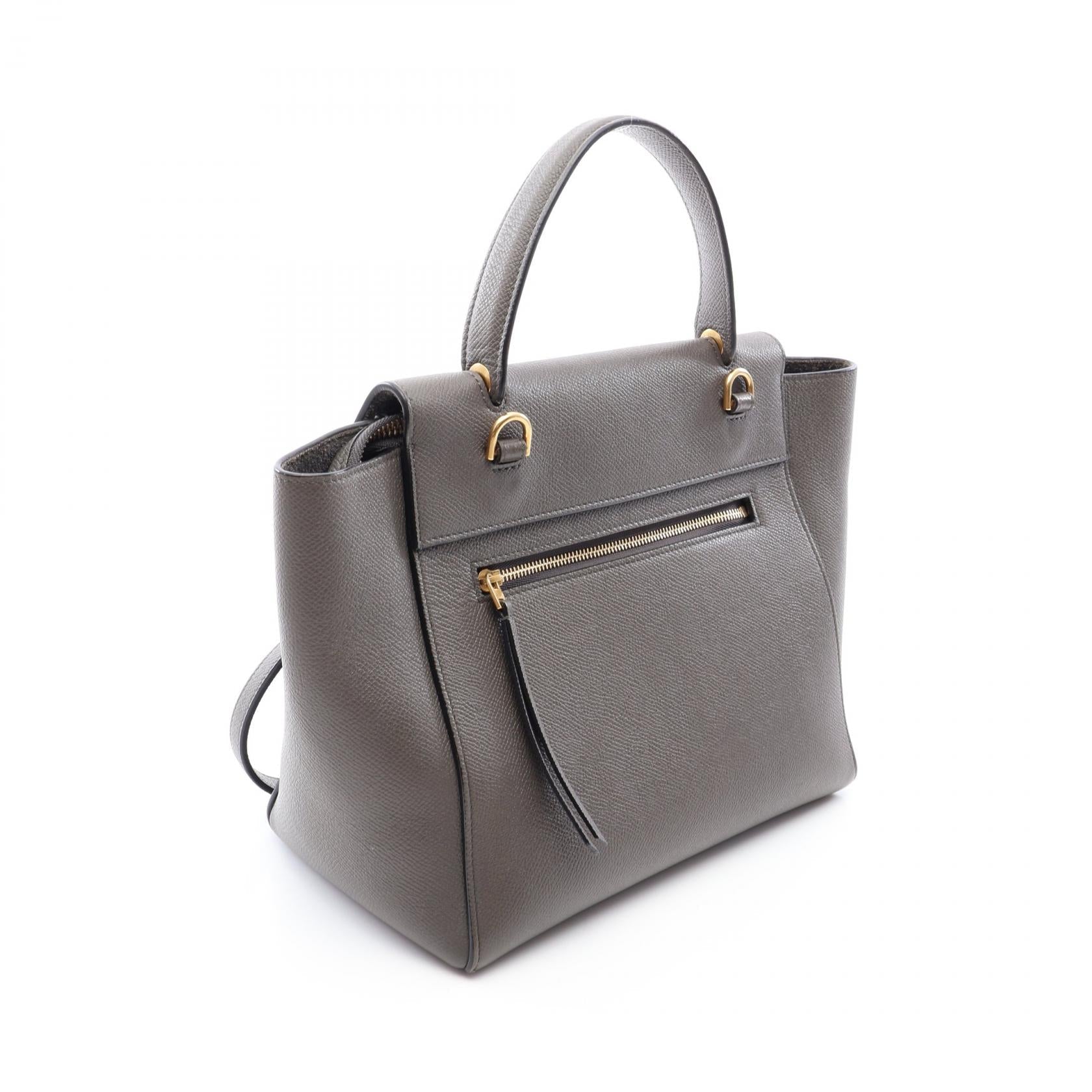 セリーヌ BELT BAG MICRO レザーハンドバッグ