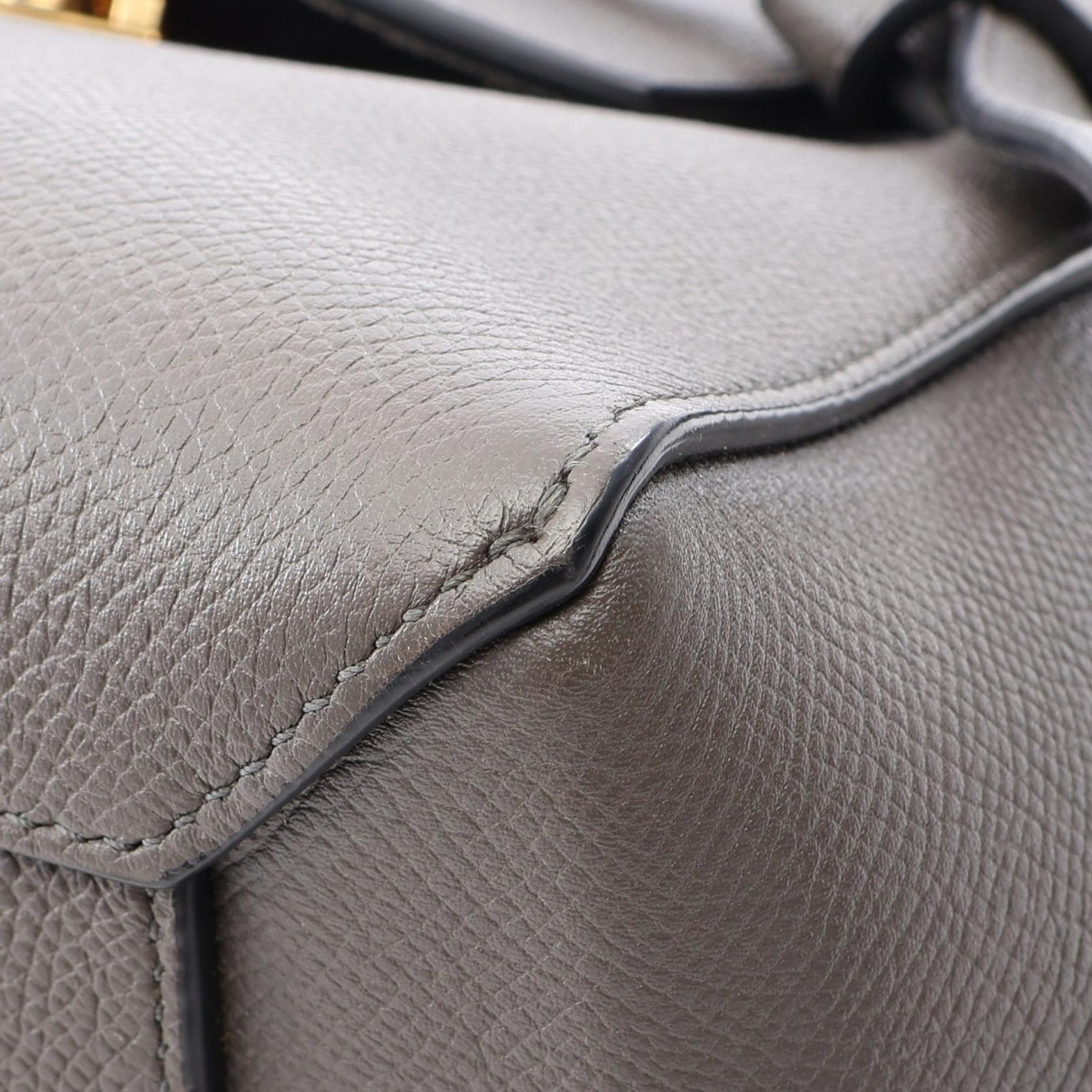 セリーヌ BELT BAG MICRO レザーハンドバッグ