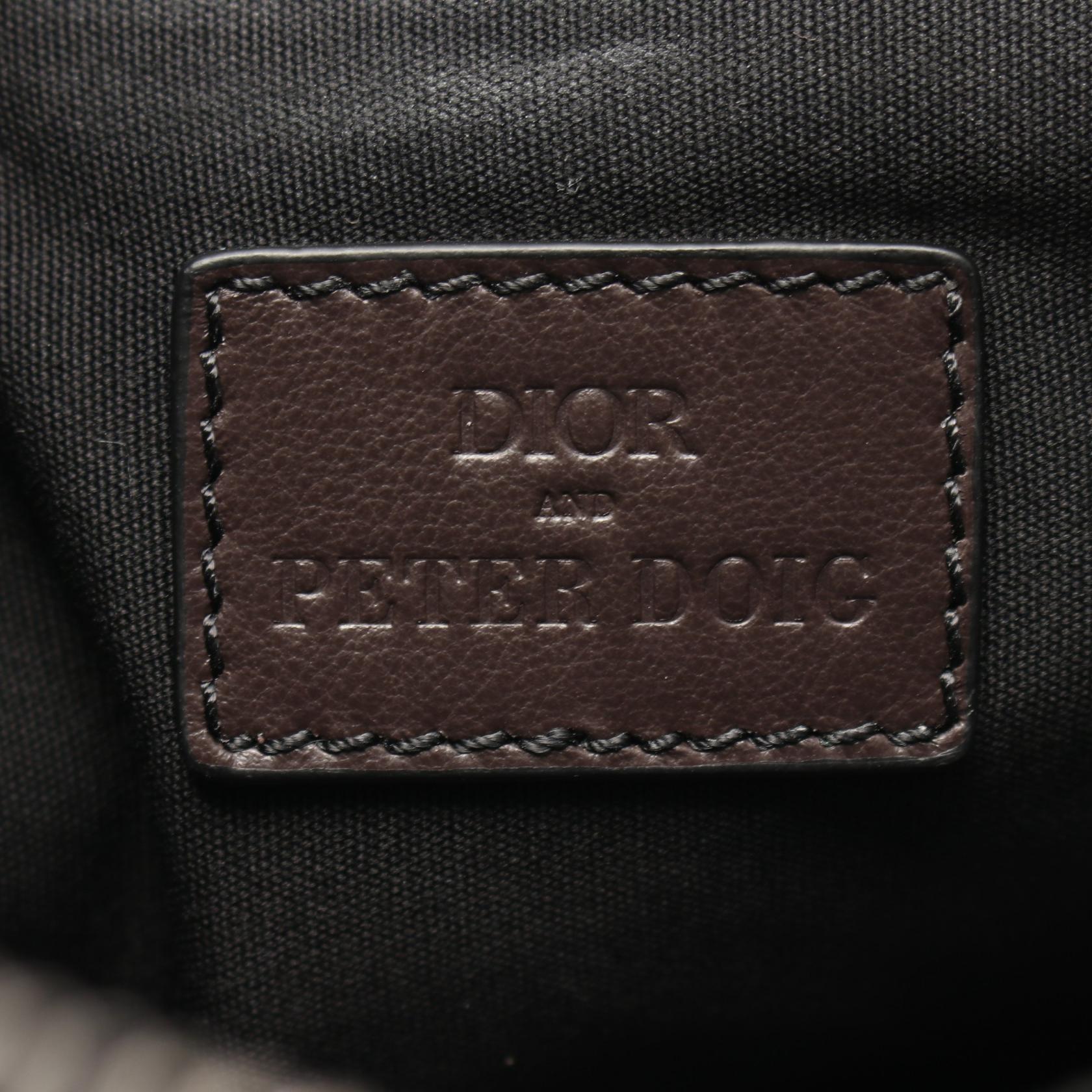 ディオール DIOR×PETER DOIG キャンバスウエストバッグ