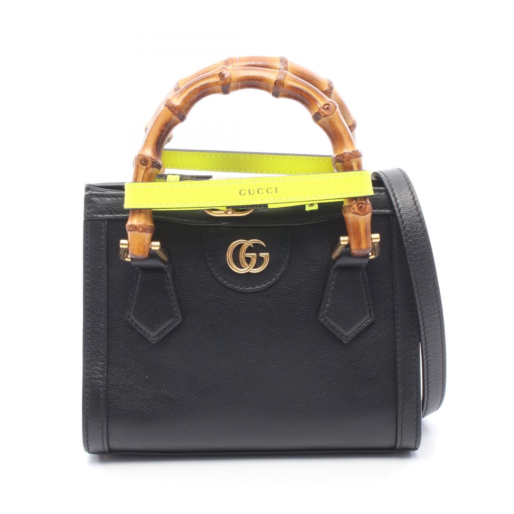 グッチ ダイアナ ミニ GGマーモント レザー2wayハンドバッグ