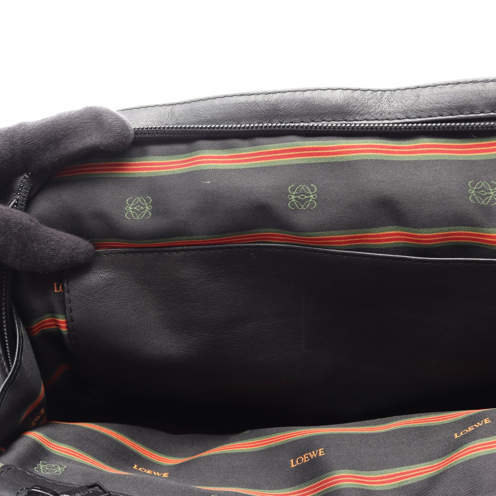 ロエベ アナグラム レザー2WAYハンドバッグ