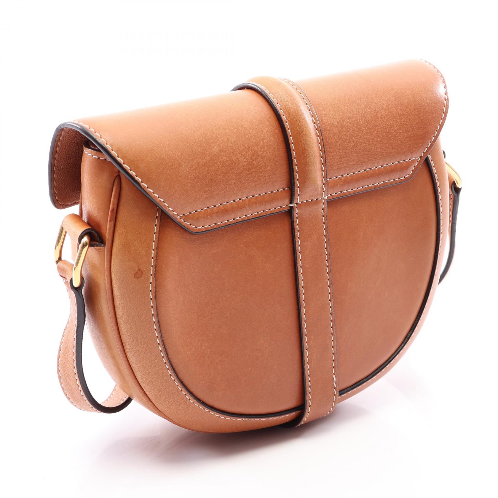 セリーヌ Small Besace 16 レザーショルダーバッグ