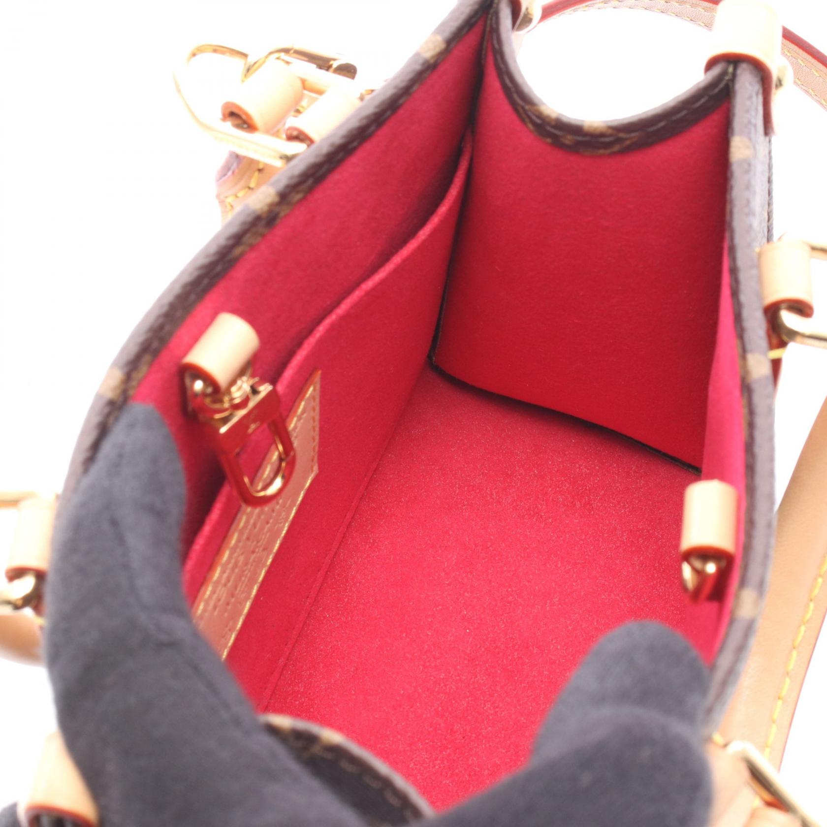 ルイヴィトン LV × TM オンザゴー BB モノグラム ハンドバッグ