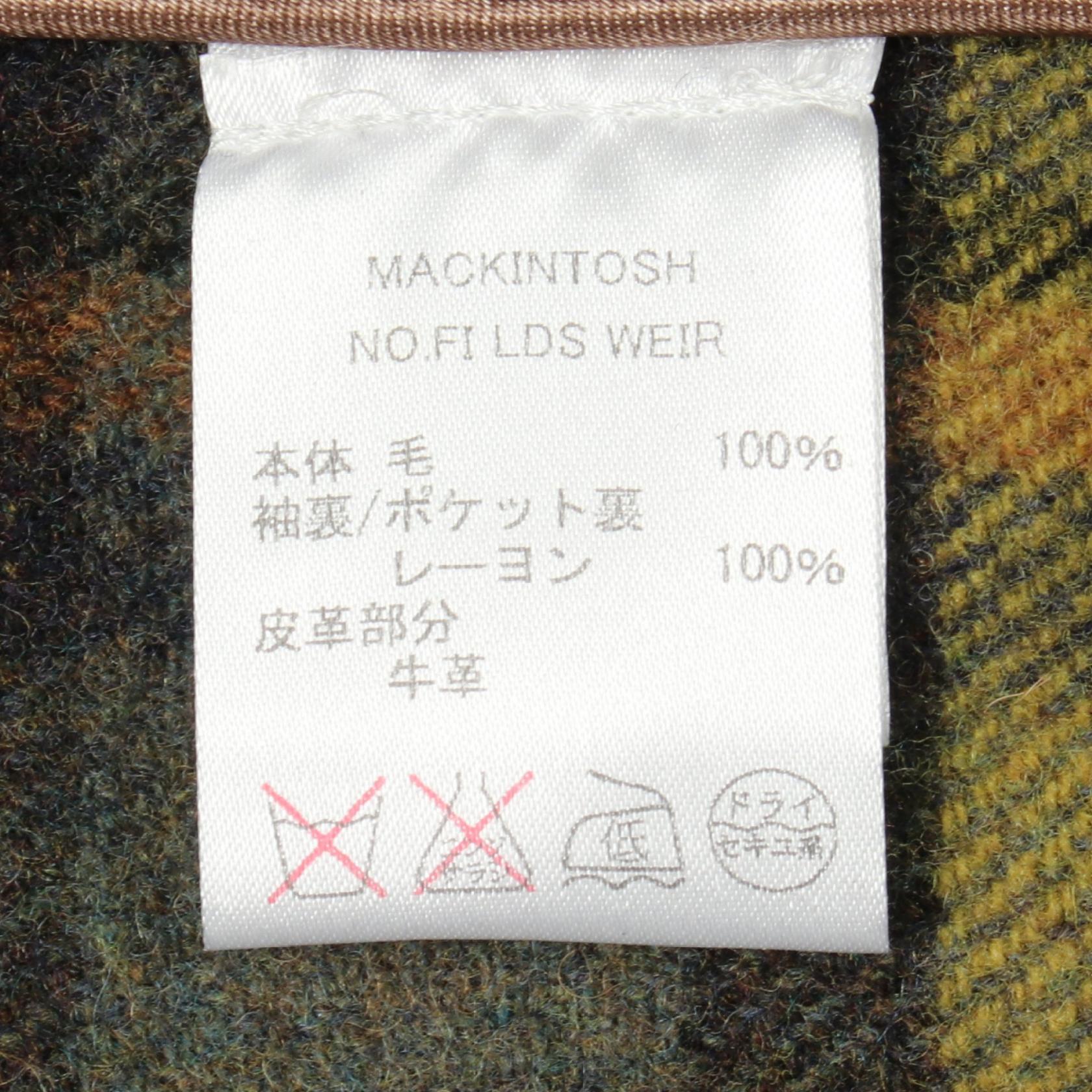 マッキントッシュ ウールコート