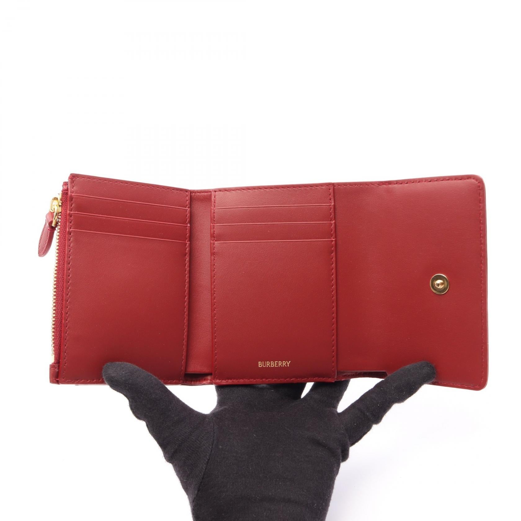 バーバリー ノバチェック三つ折り財布