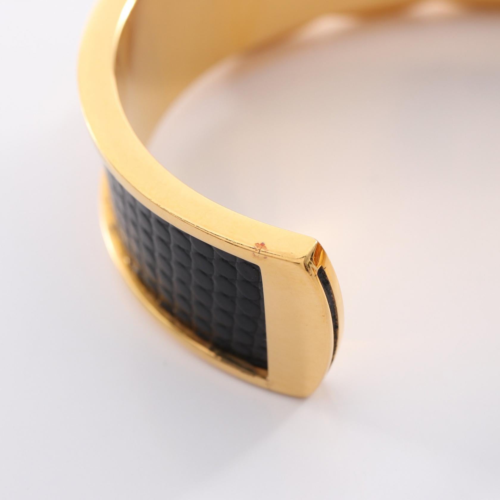 エルメス リザードバングル