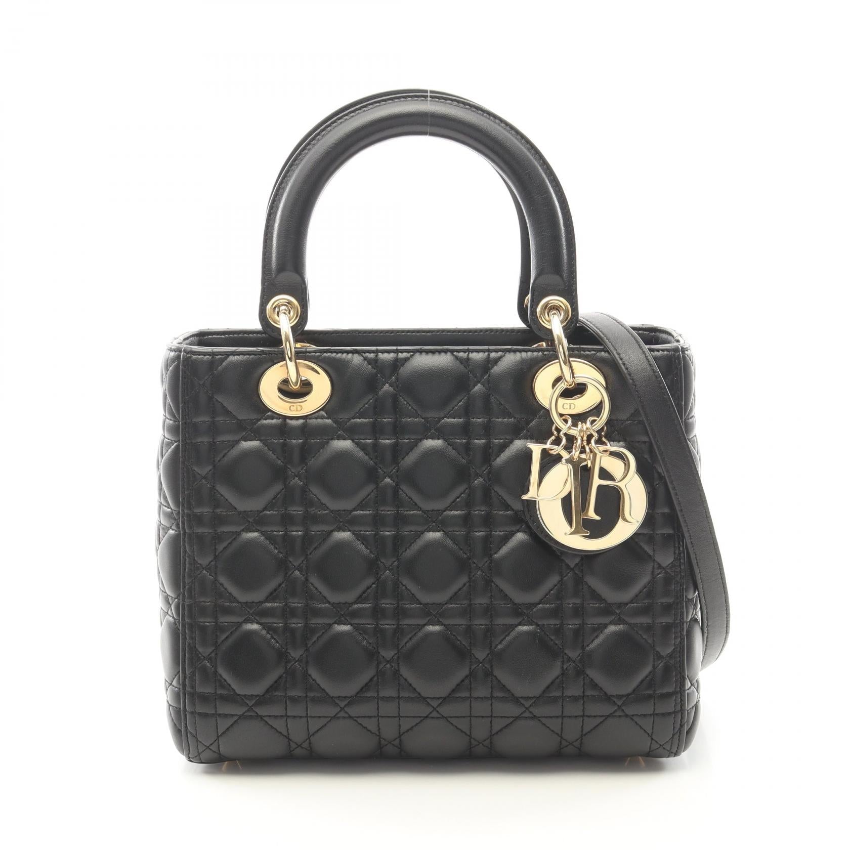 ディオール LADY DIOR レザー2WAYバッグ