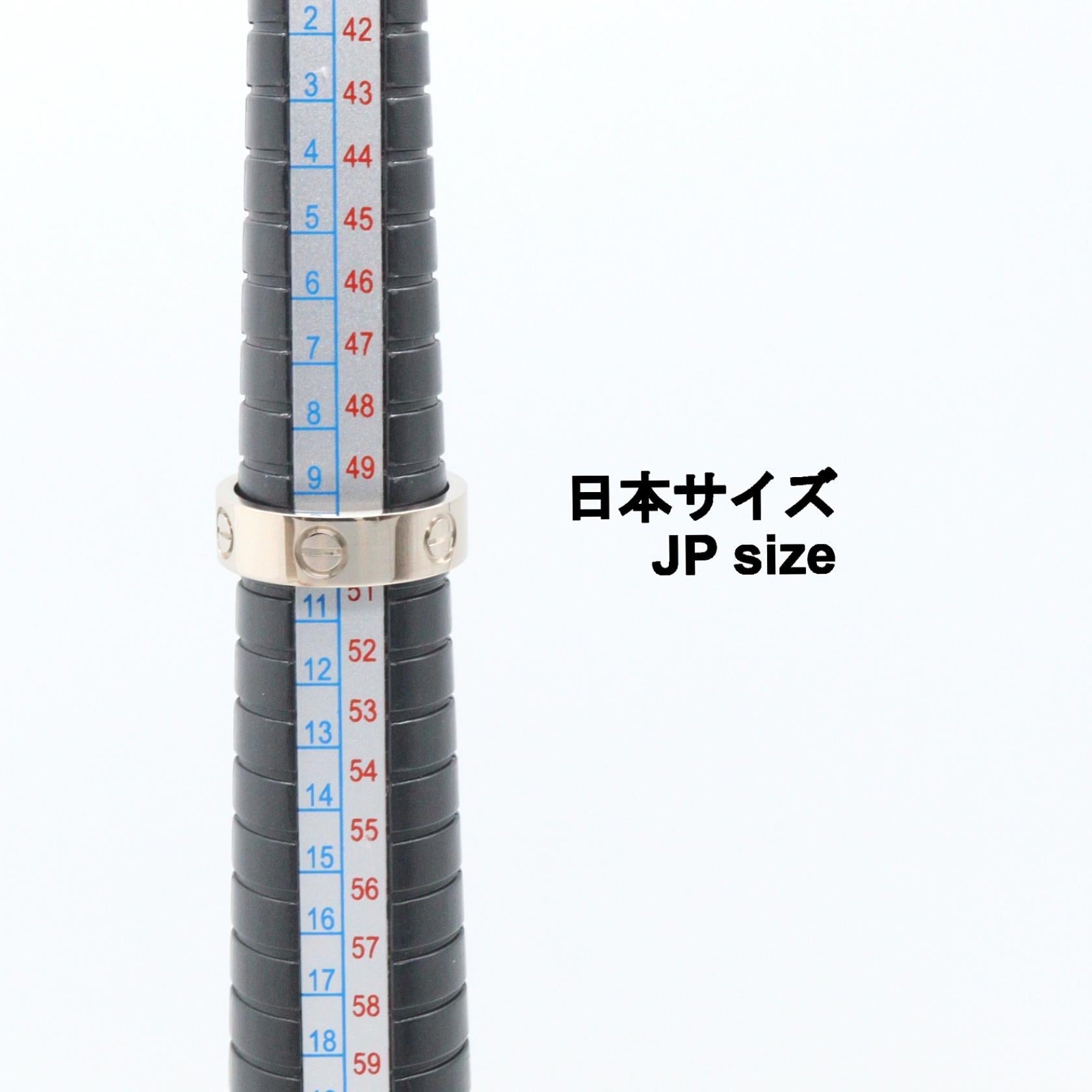 カルティエ ラブ Au750ホワイトゴールド リング 51号