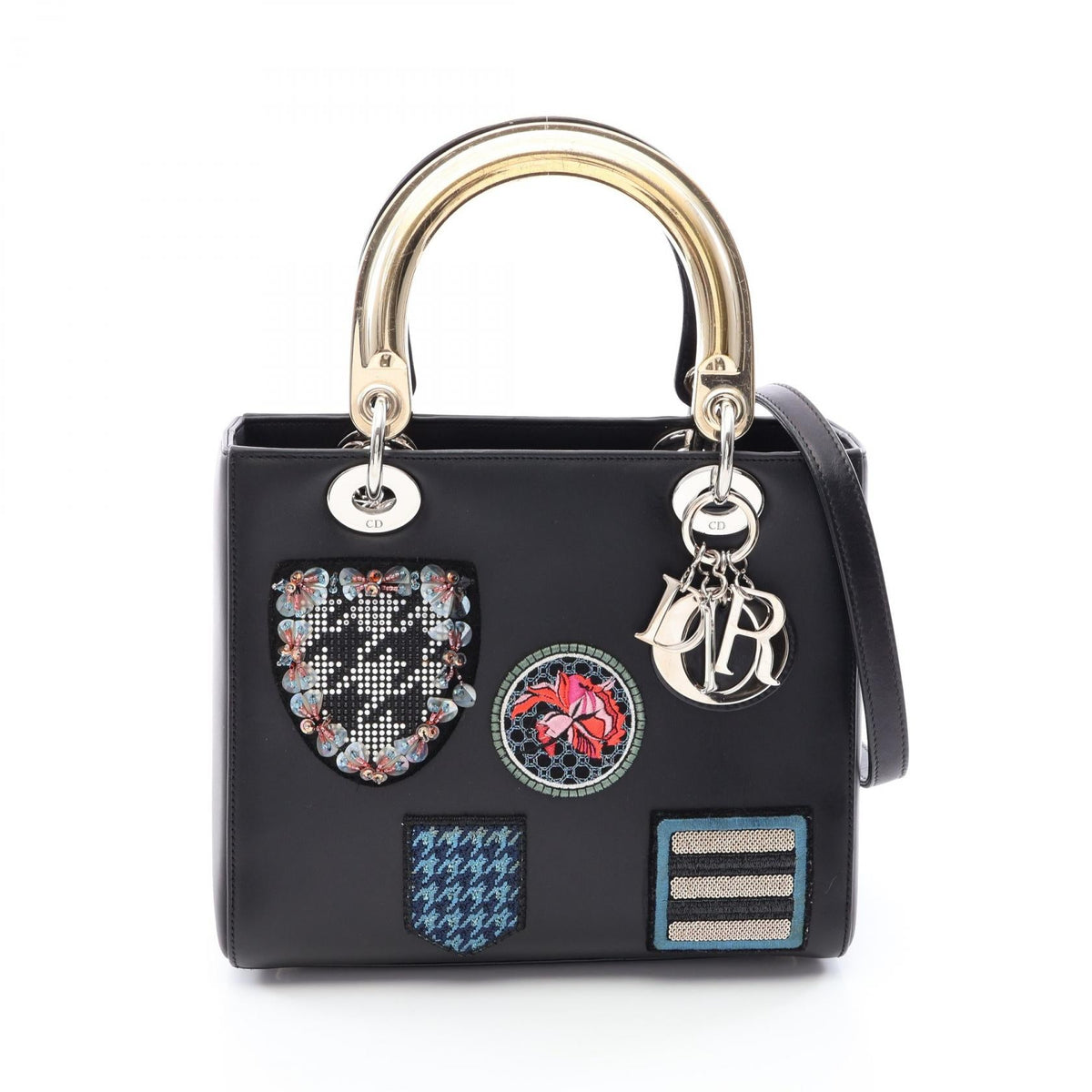 ディオール LADY DIOR レザー2WAYハンドバッグ