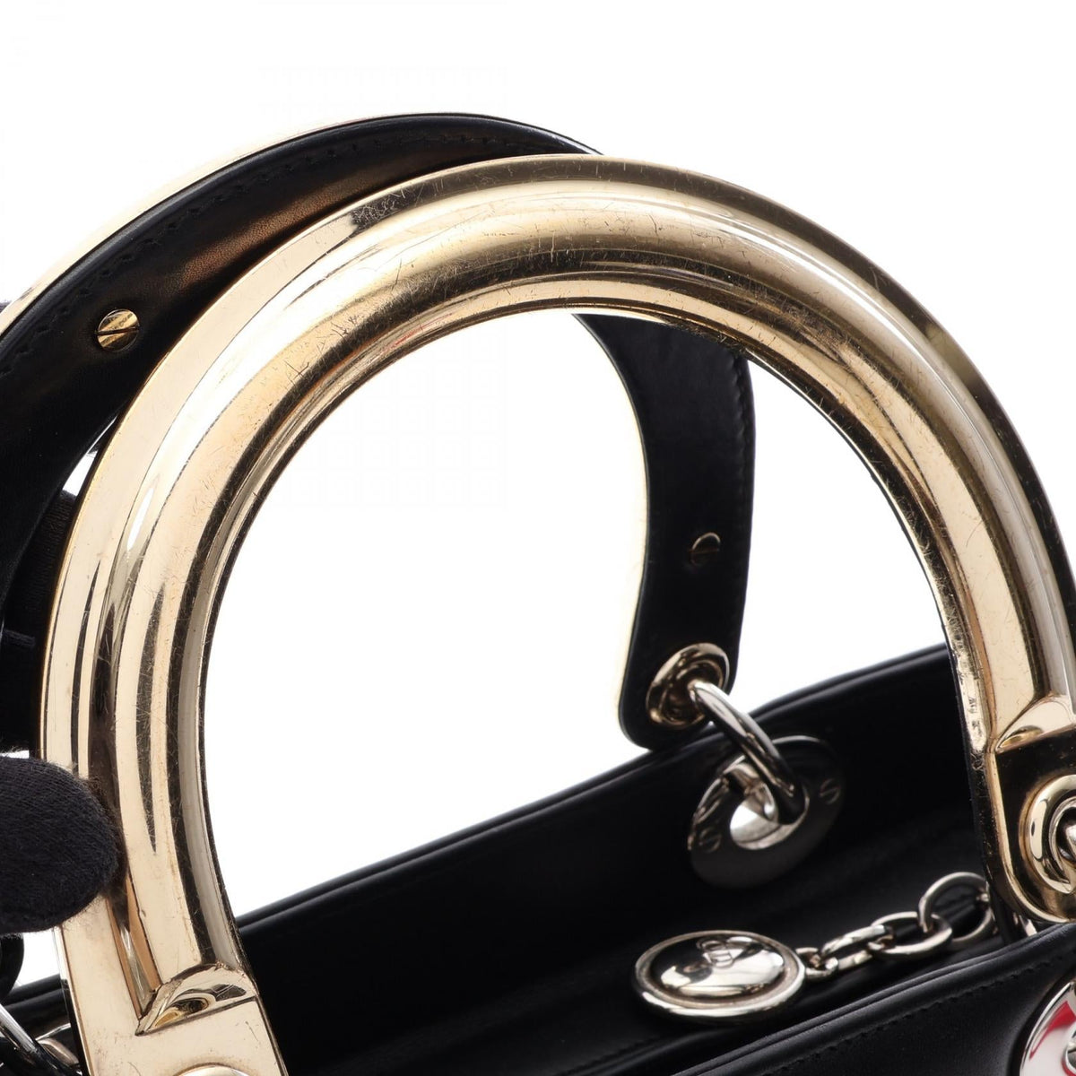 ディオール LADY DIOR レザー2WAYハンドバッグ