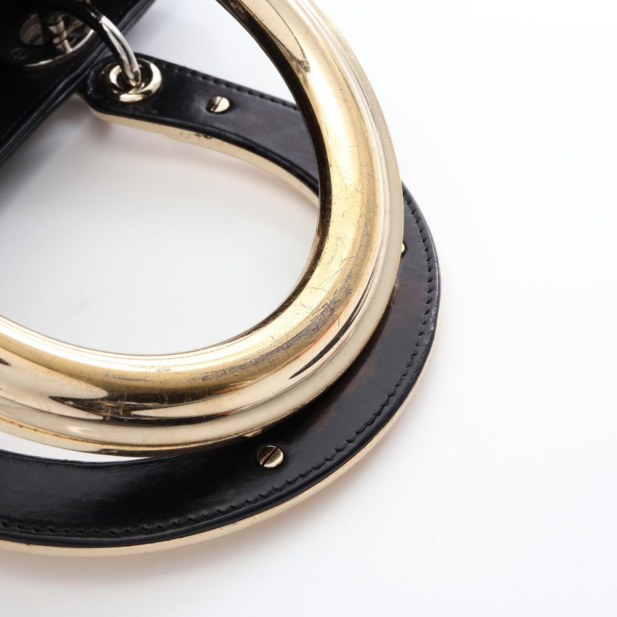 ディオール LADY DIOR レザー2WAYハンドバッグ