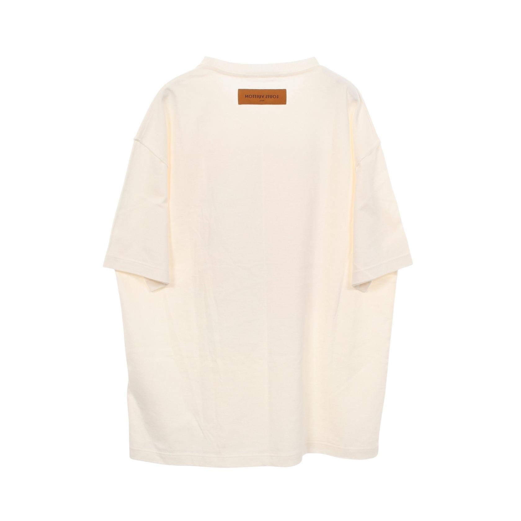 ルイヴィトン フラワータペストリープリント コットン 半袖Tシャツ