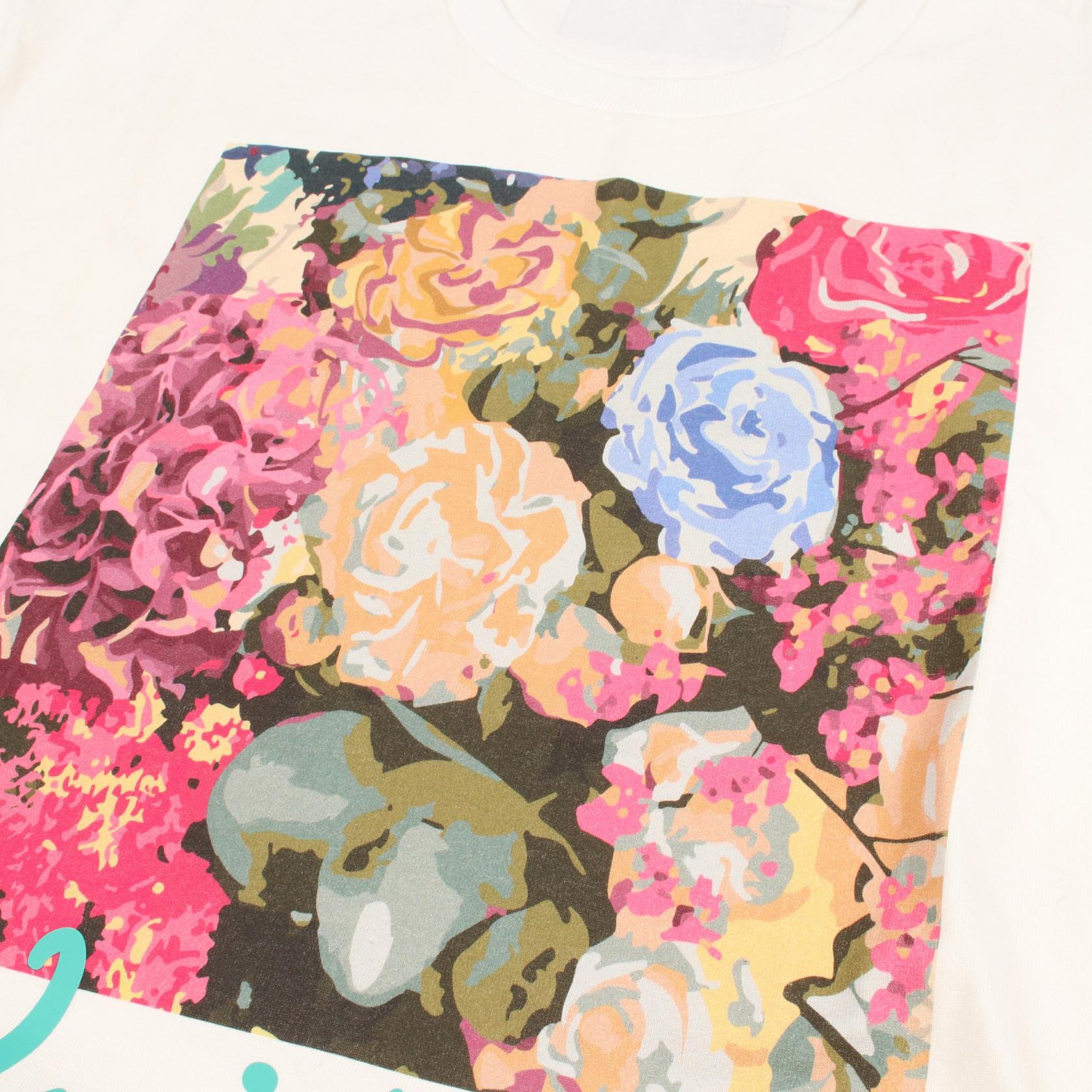 ルイヴィトン フラワータペストリープリント コットン 半袖Tシャツ