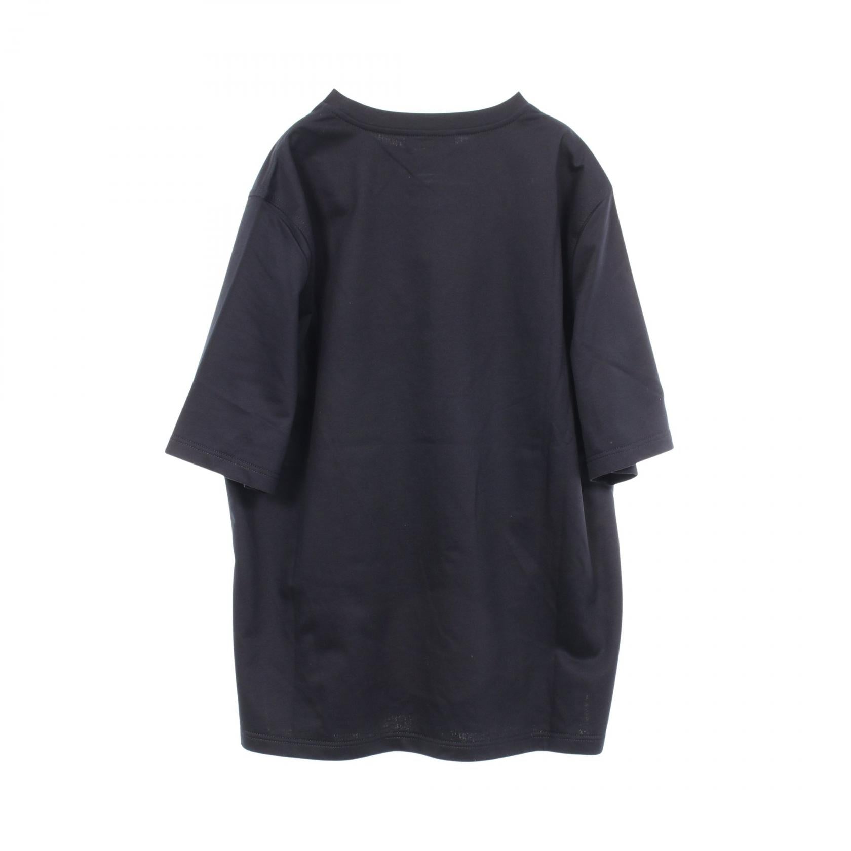 エルメス レザーパッチ コットン半袖Tシャツ