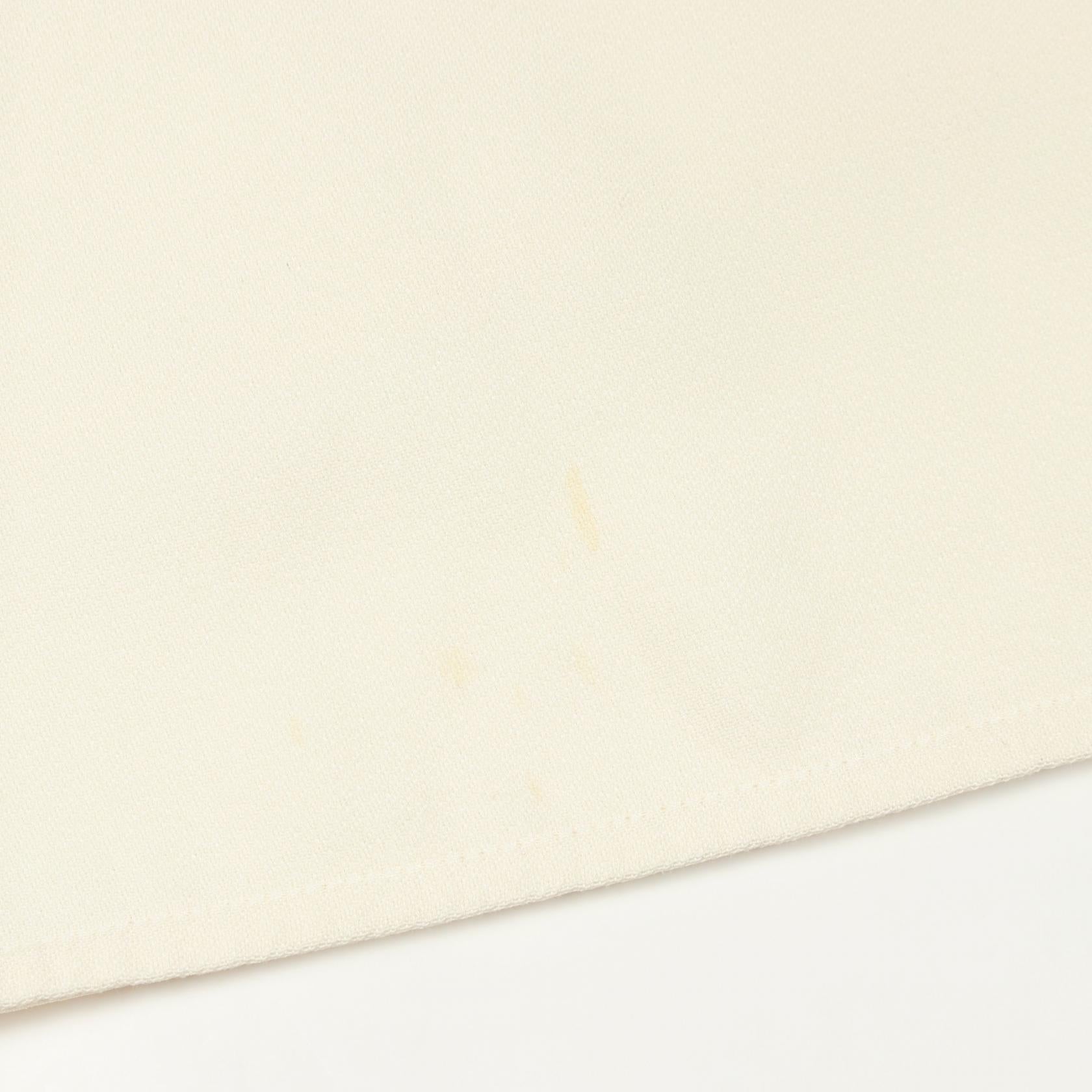 エルメス 七分袖フリルシルクコットンワンピース