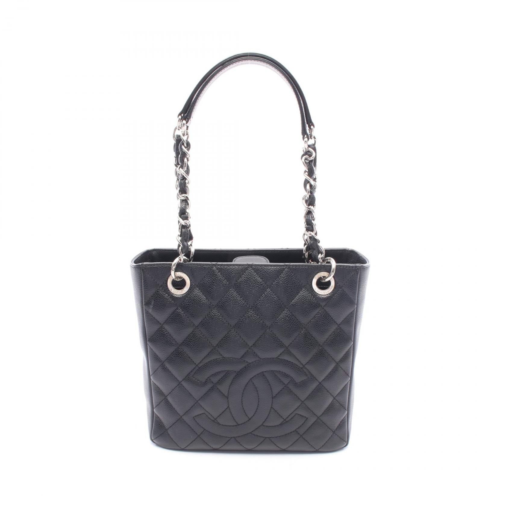 シャネル マトラッセ キャビアスキン トートバッグ