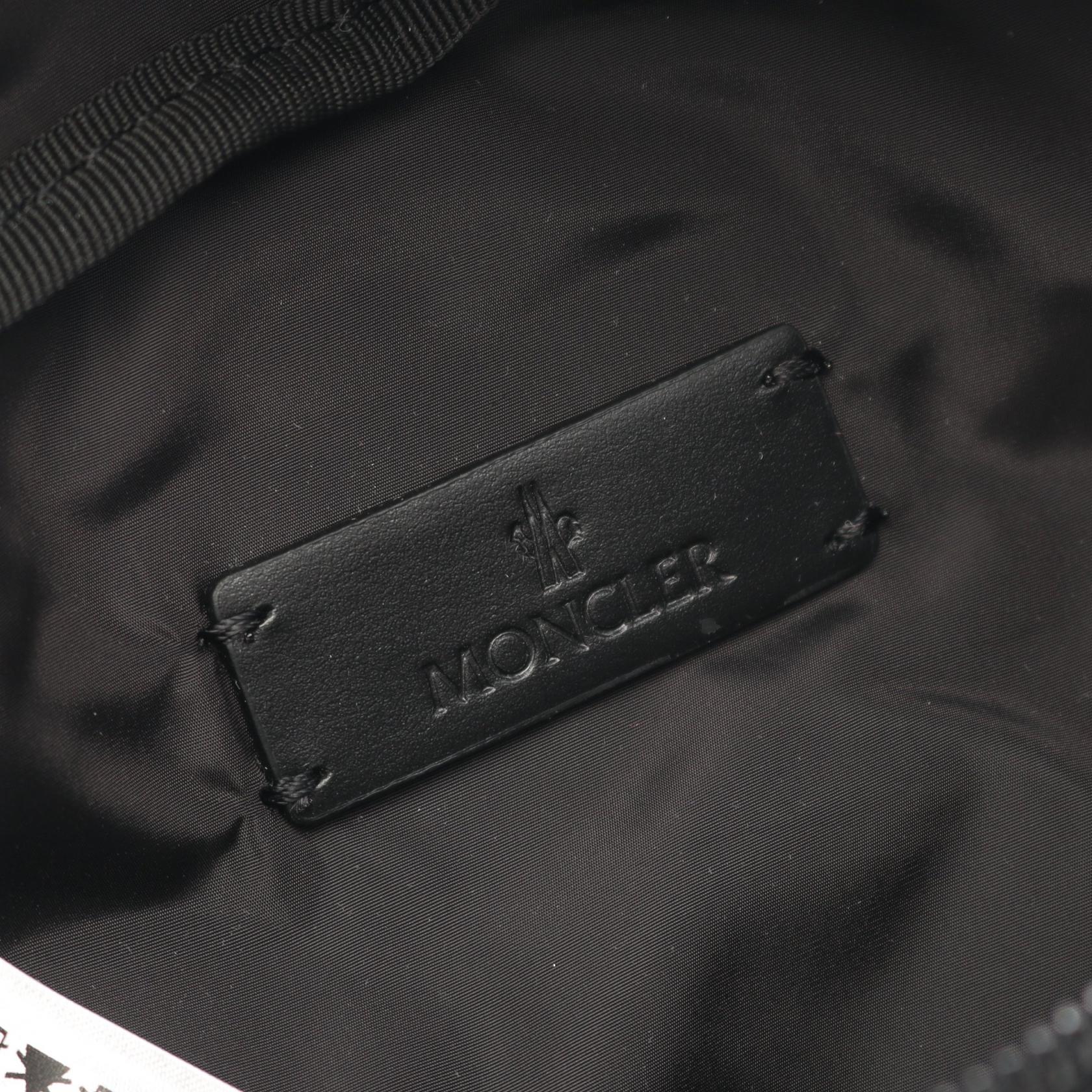 モンクレール DURANCE SMALL ナイロンレザーウエストバッグ