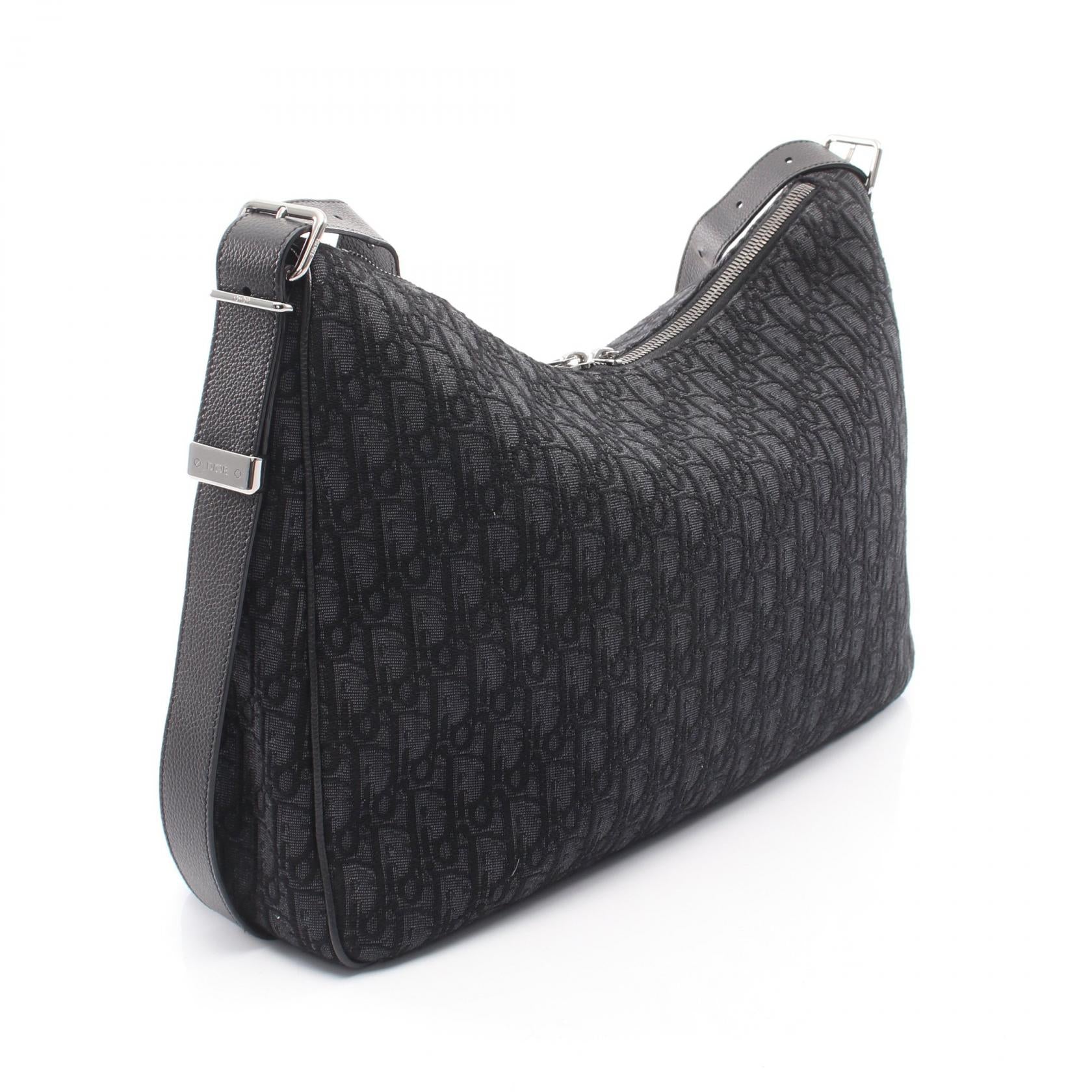 ディオール Dior Slider キャンバス レザー ショルダーバッグ