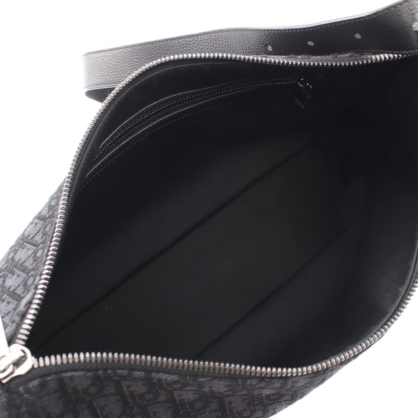 ディオール Dior Slider キャンバス レザー ショルダーバッグ