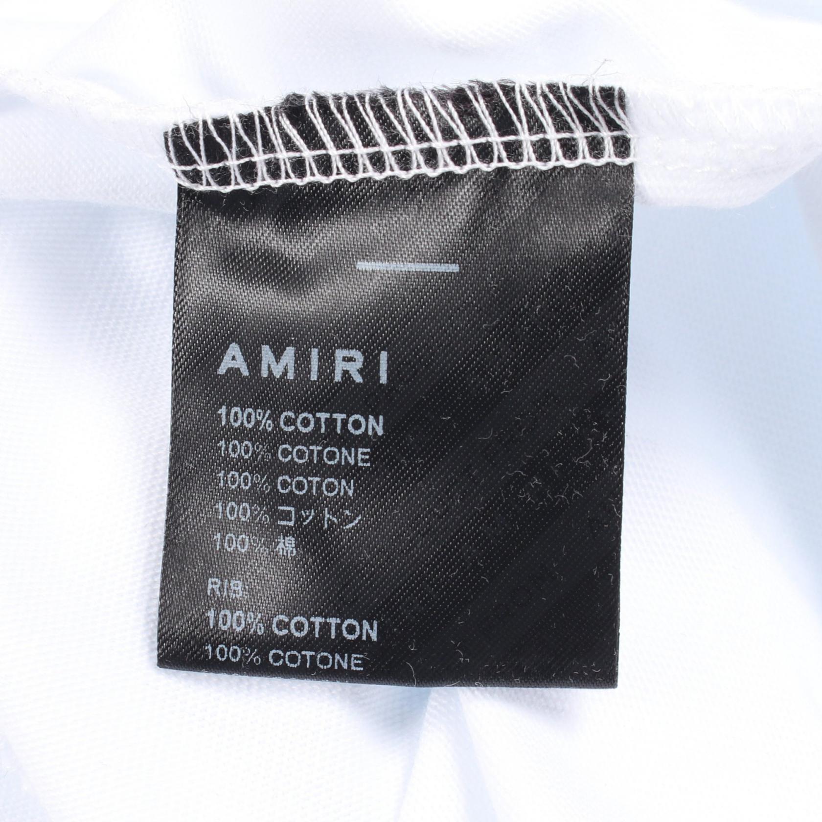 アミリ District コットン 半袖Tシャツ
