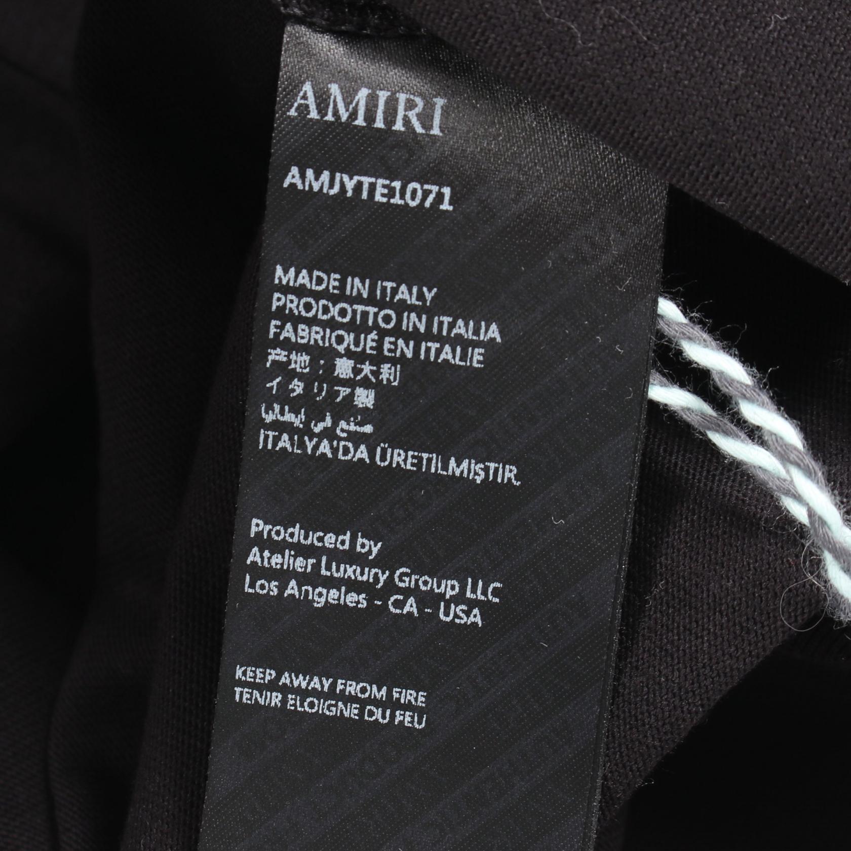 アミリ Arts District コットン 半袖Tシャツ