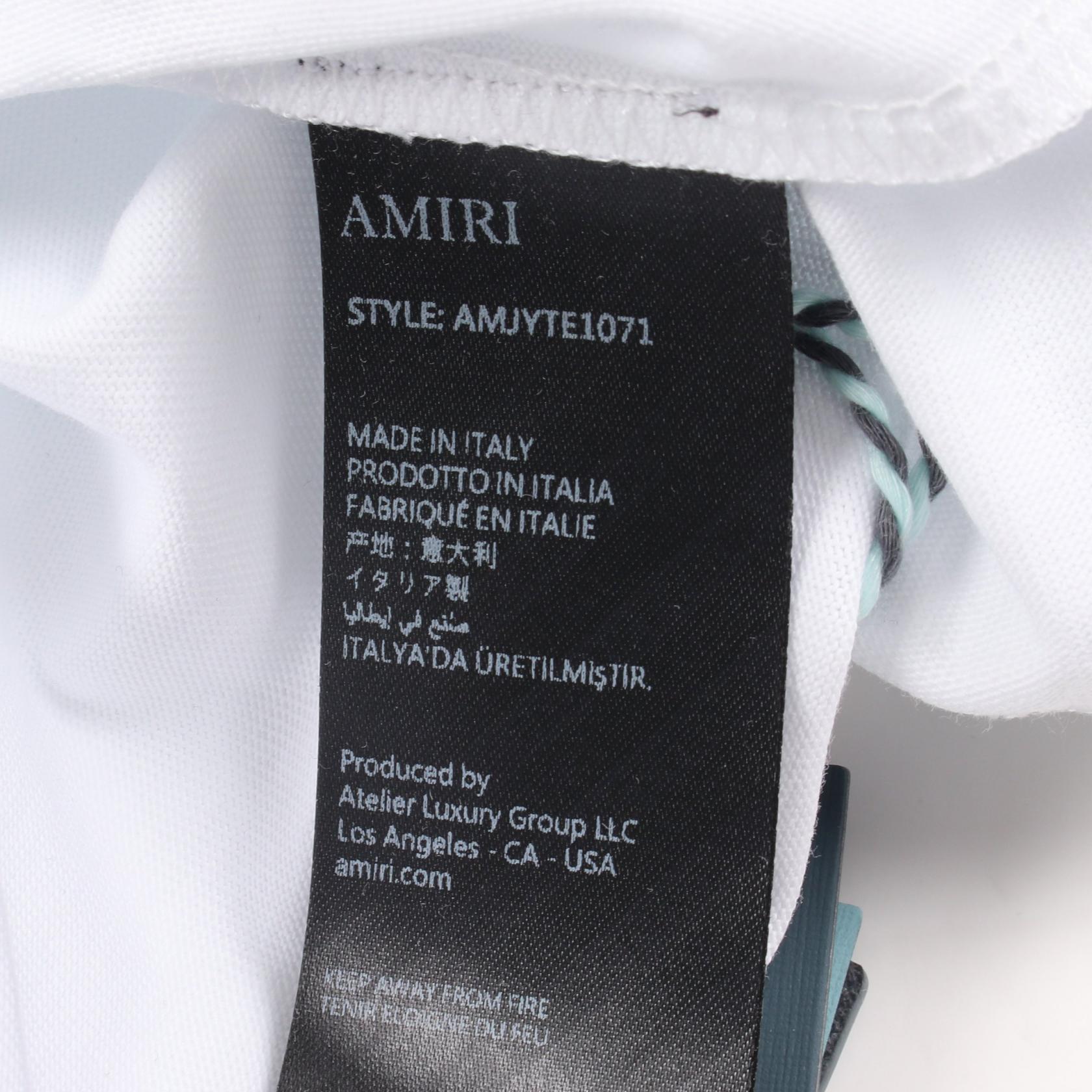 アミリ Arts District コットン半袖Tシャツ
