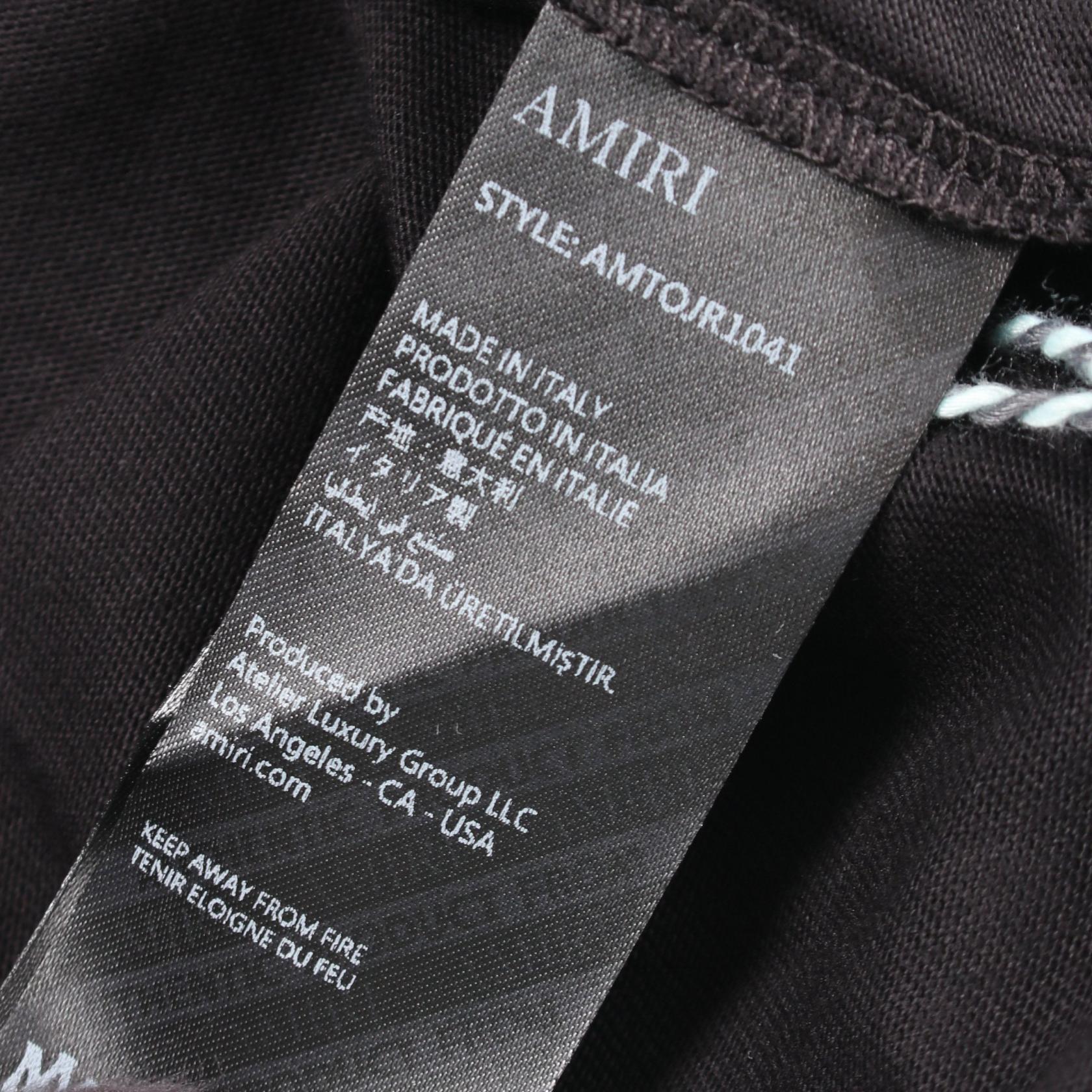 アミリ Sports コットン 半袖Tシャツ