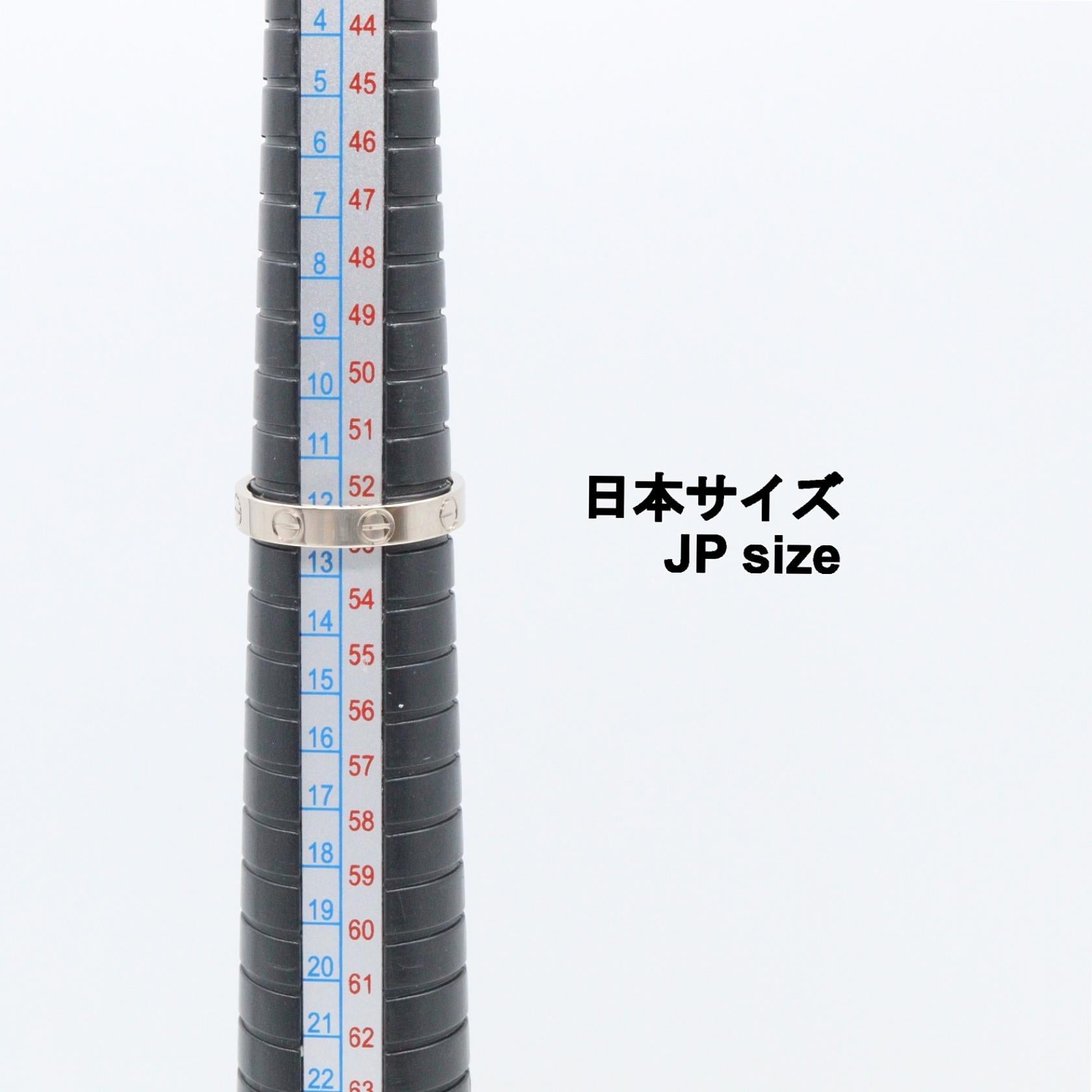 カルティエ ミニラブ Au750ホワイトゴールド リング 53号